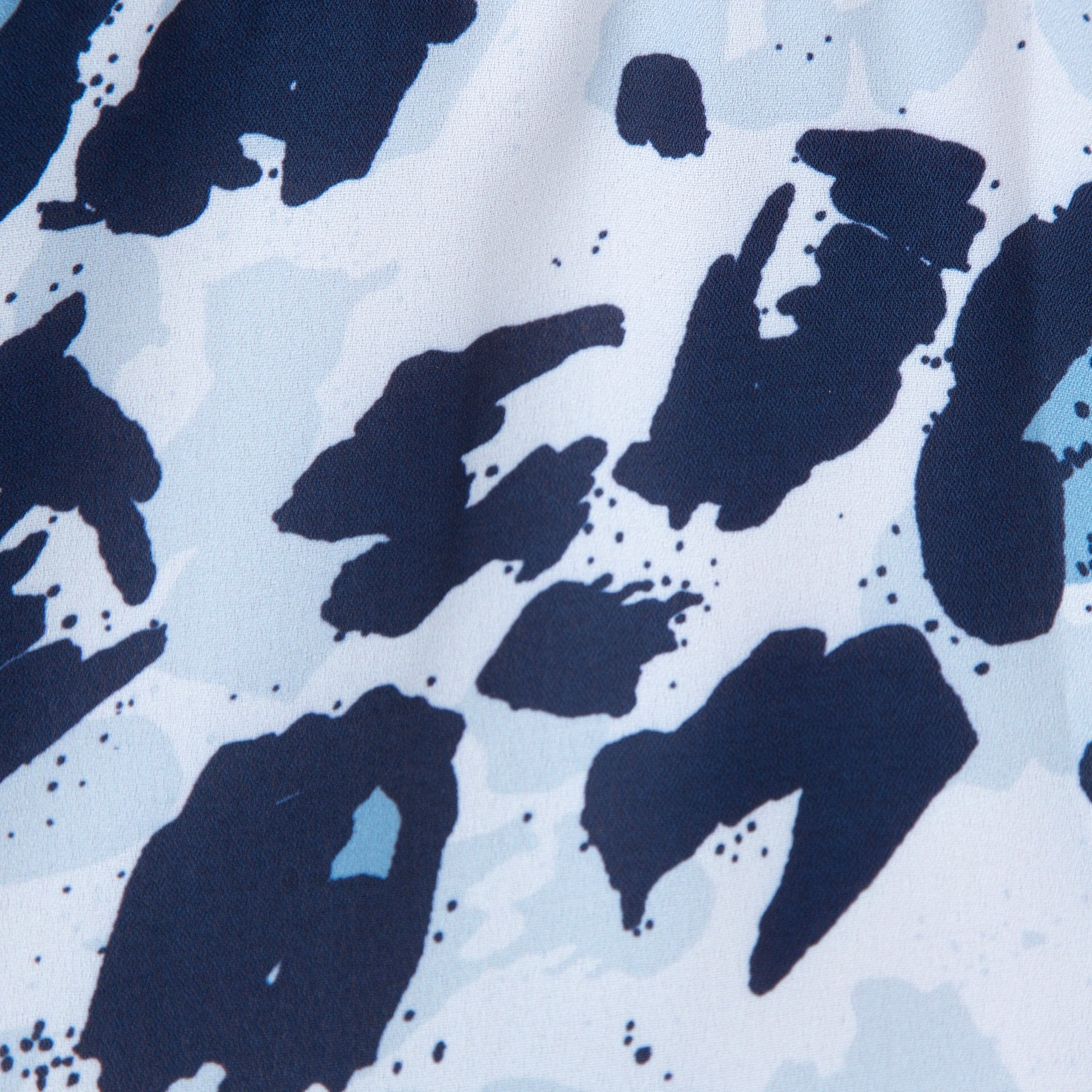 Neon Star Animal Print Shift Dress Dip Back Dress Grey/Blue