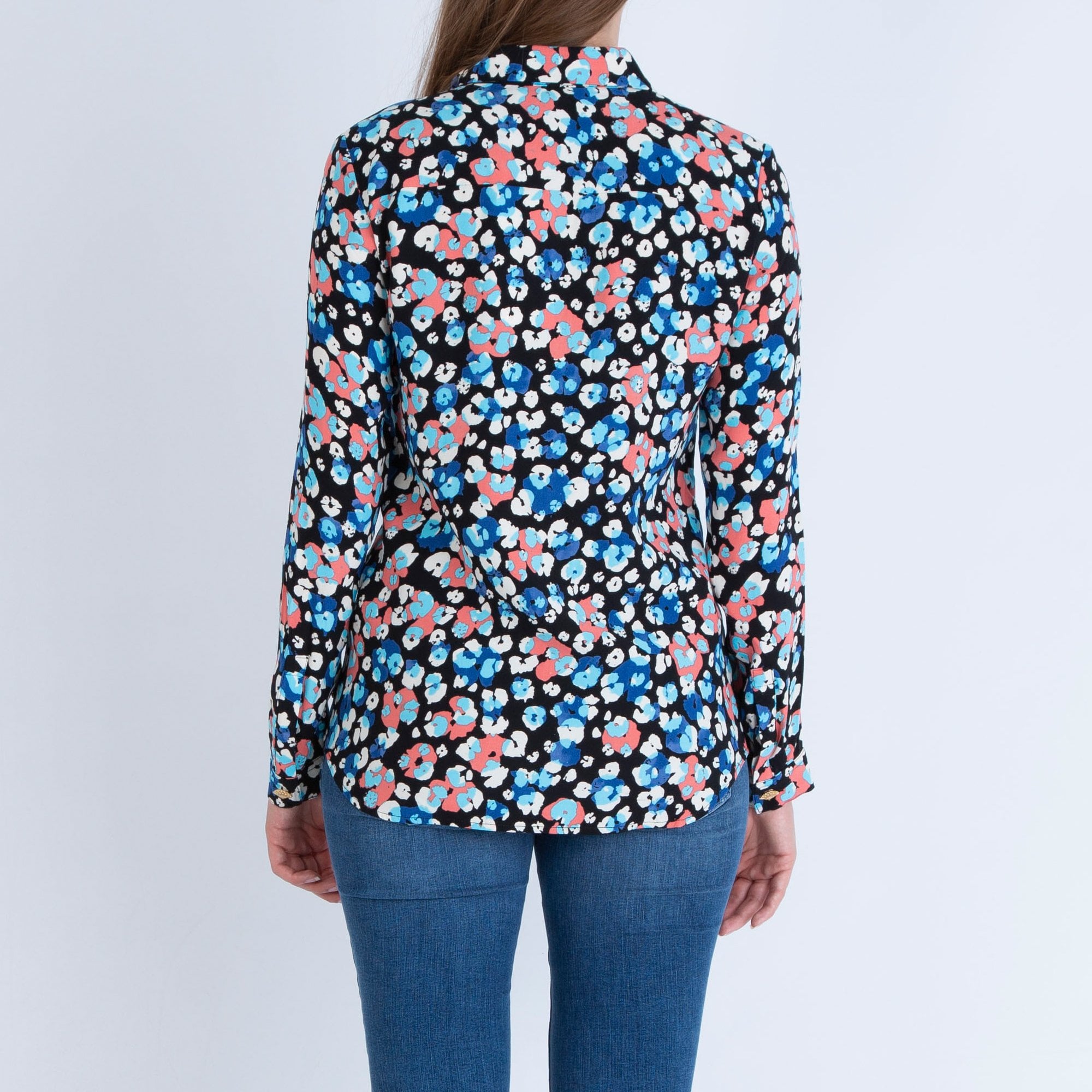 Fabienne Chapot Leopard Blossom Print Blouse Multi