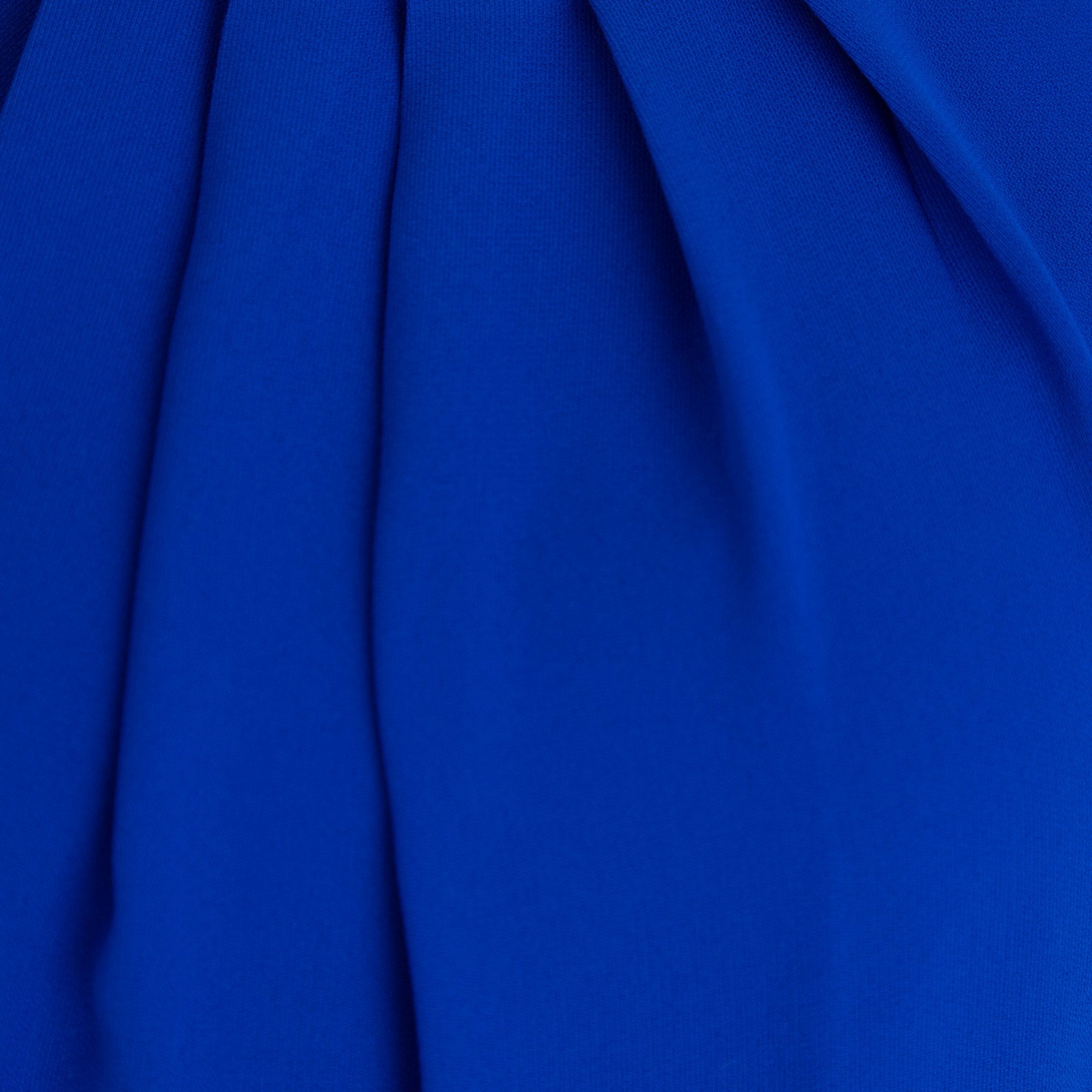 Izabella Pleat Front Midi Dress Royal Blue