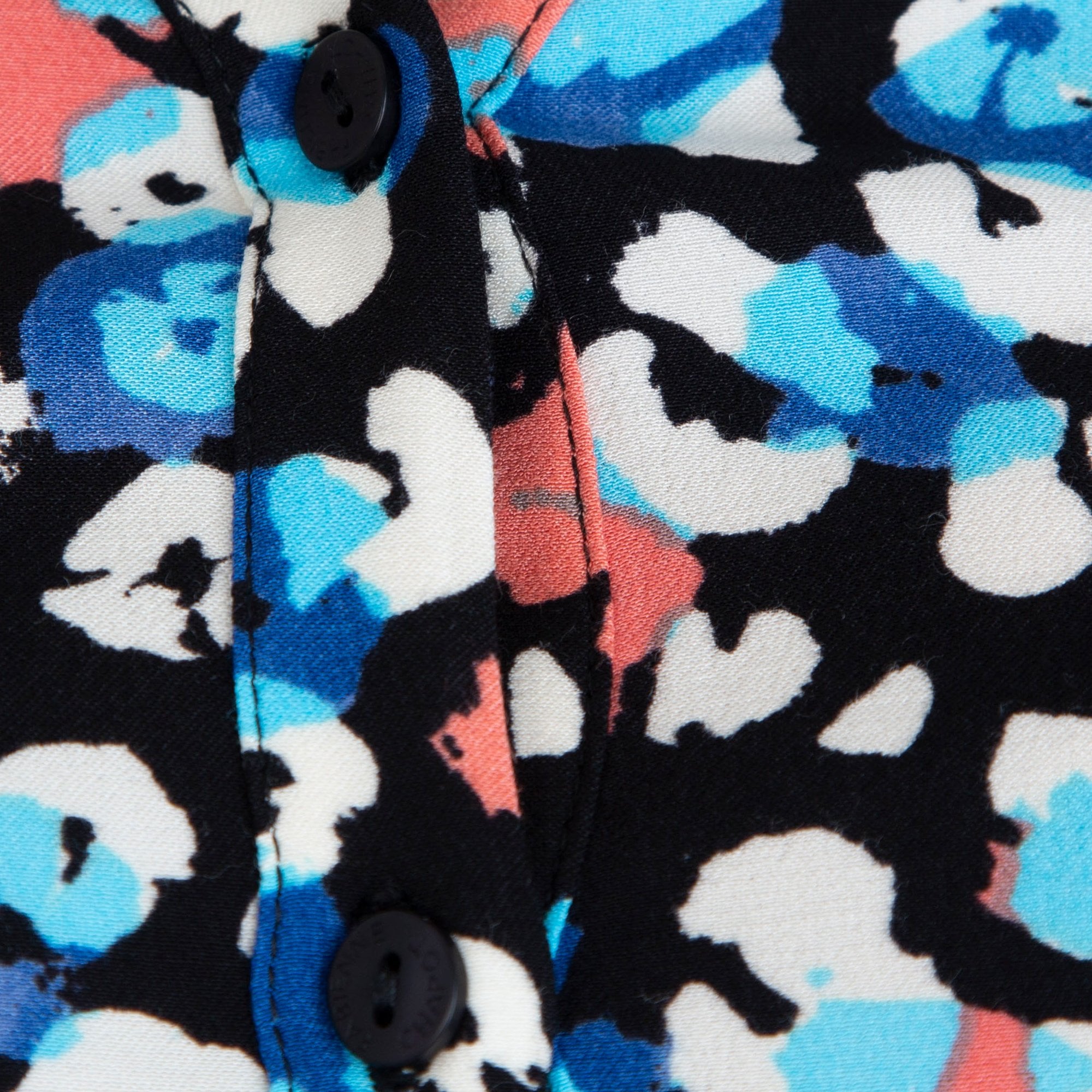 Fabienne Chapot Leopard And Blossom Print Belted Dress Black/Multi