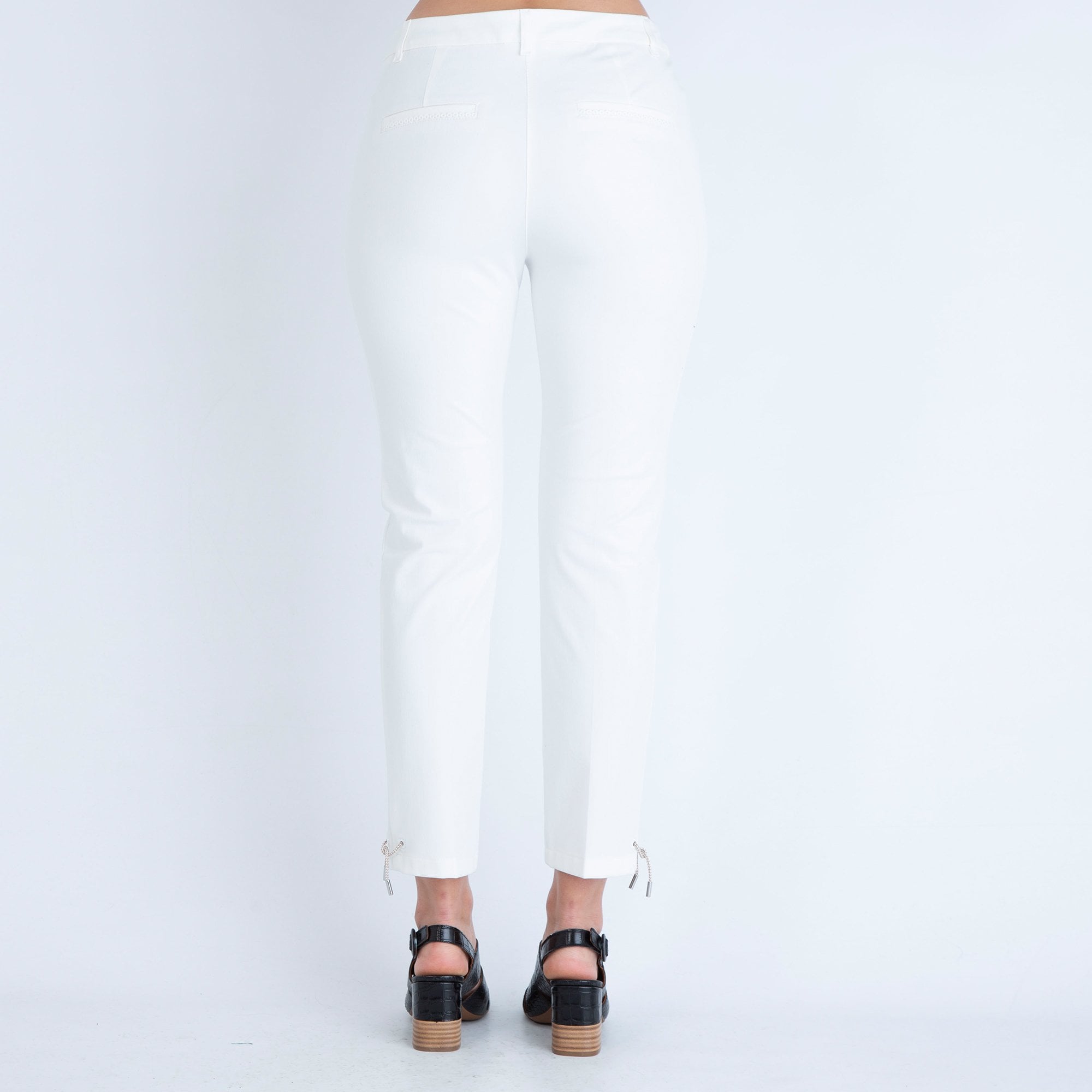 Marc Cain Smart Casual Cropped Trouser Off White