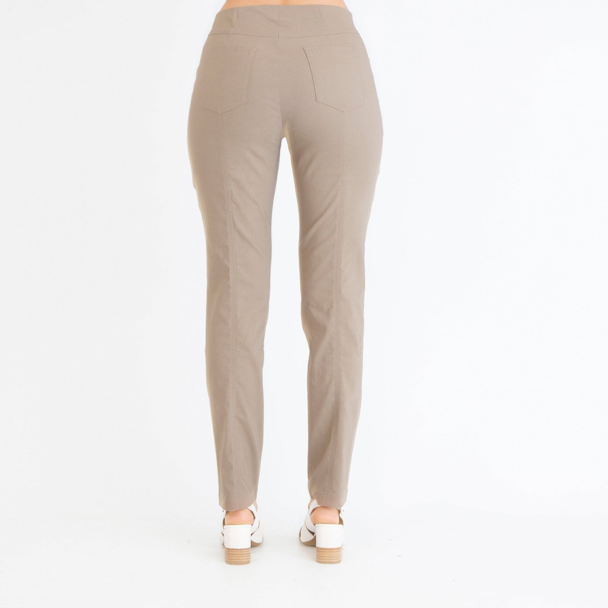 Robell Bella 78cm Slim Leg Trouser Taupe 51559 5499