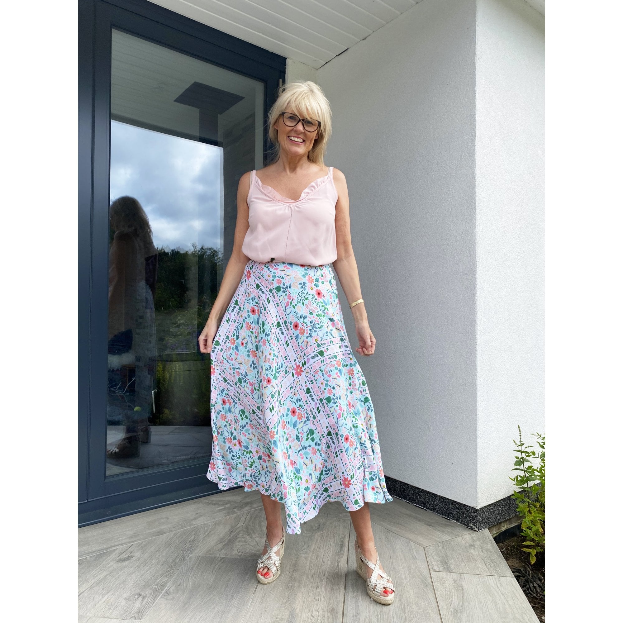 Riani Pretty Floral Maxi Skirt Multi