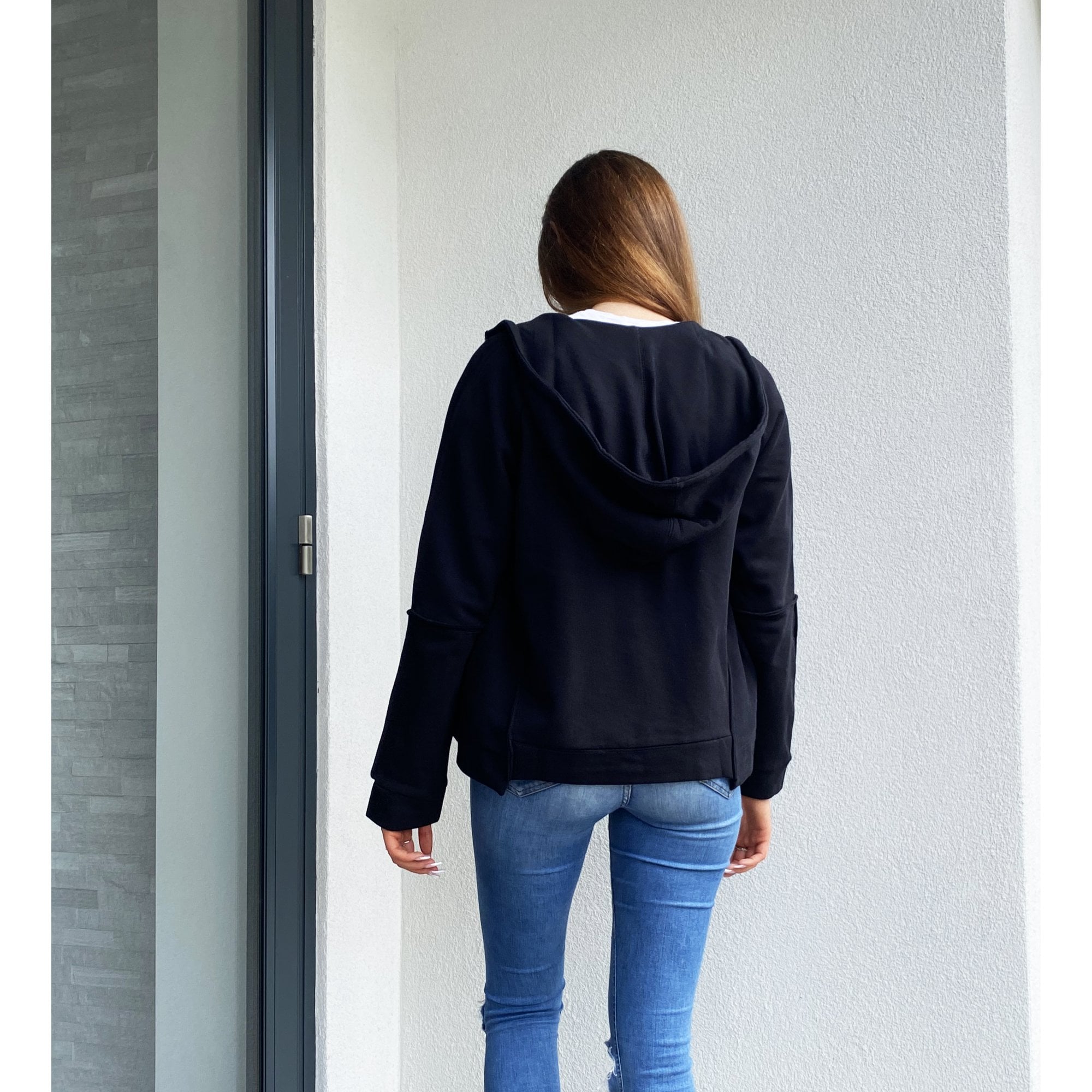 Luisa Cerano Sweatshirt Jacket Black