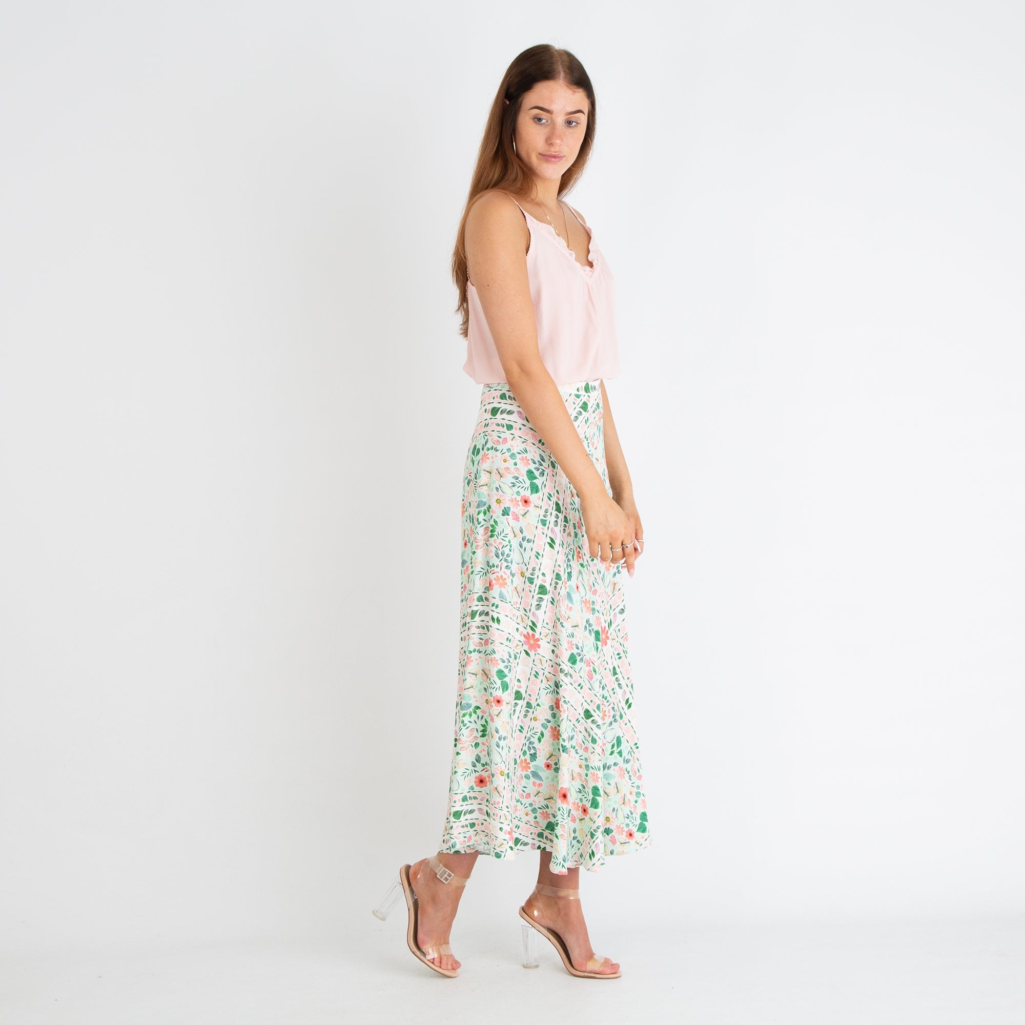 Riani Pretty Floral Maxi Skirt Multi