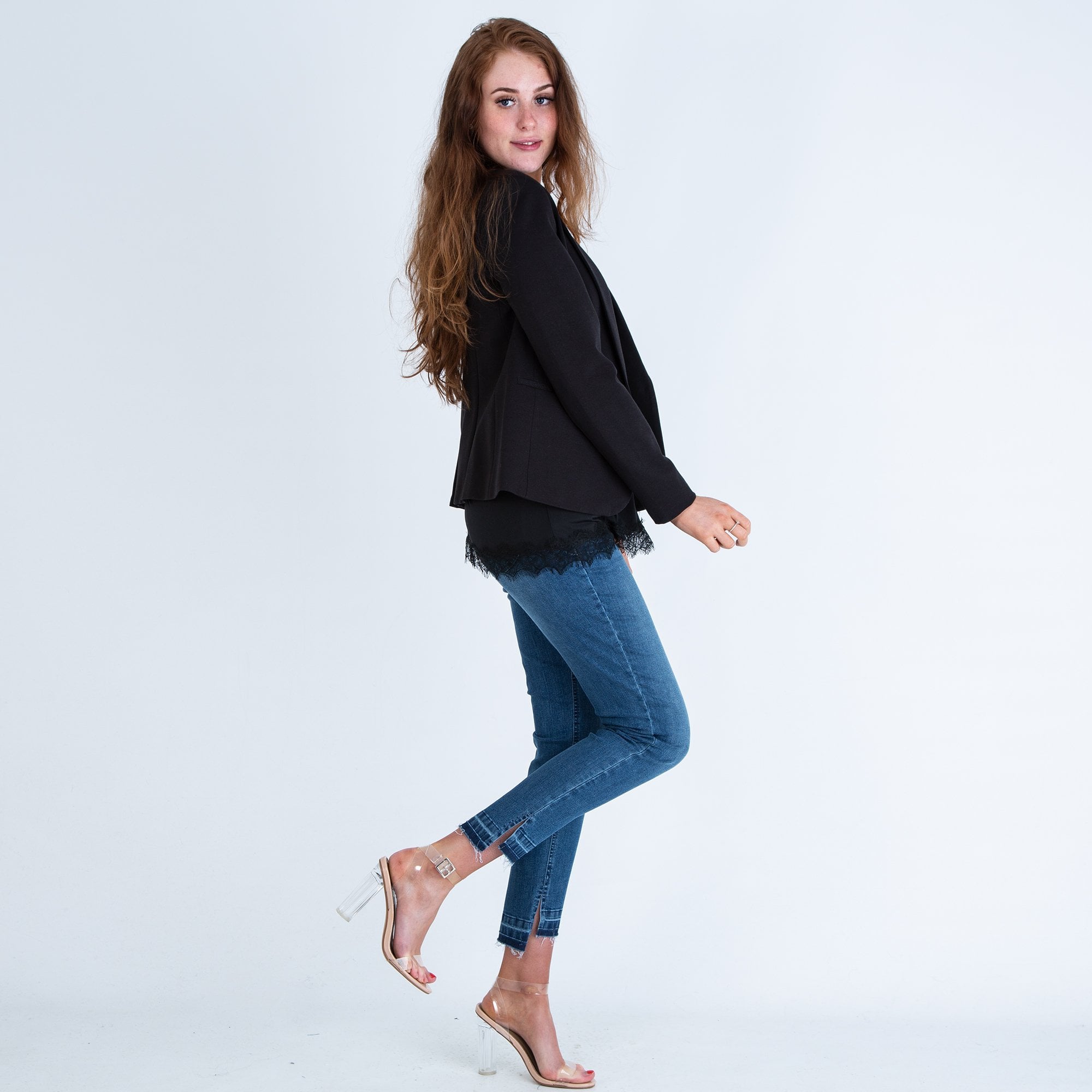 Rosemunde Single Button Jacket Black