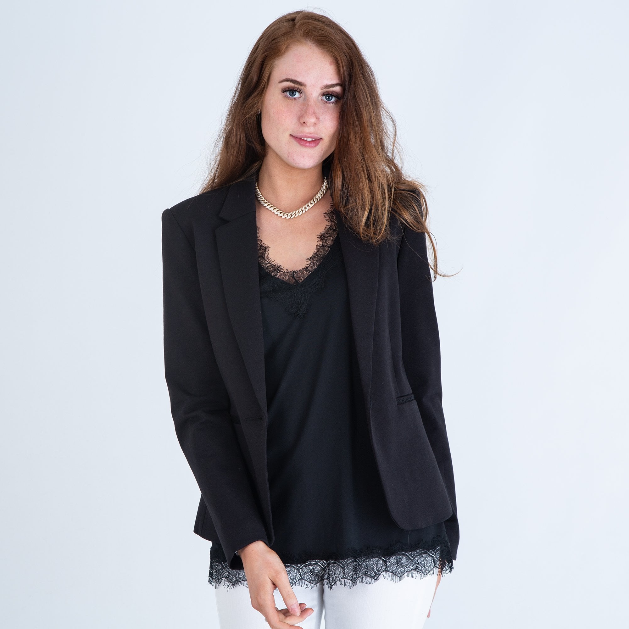 Rosemunde Single Button Jacket Black