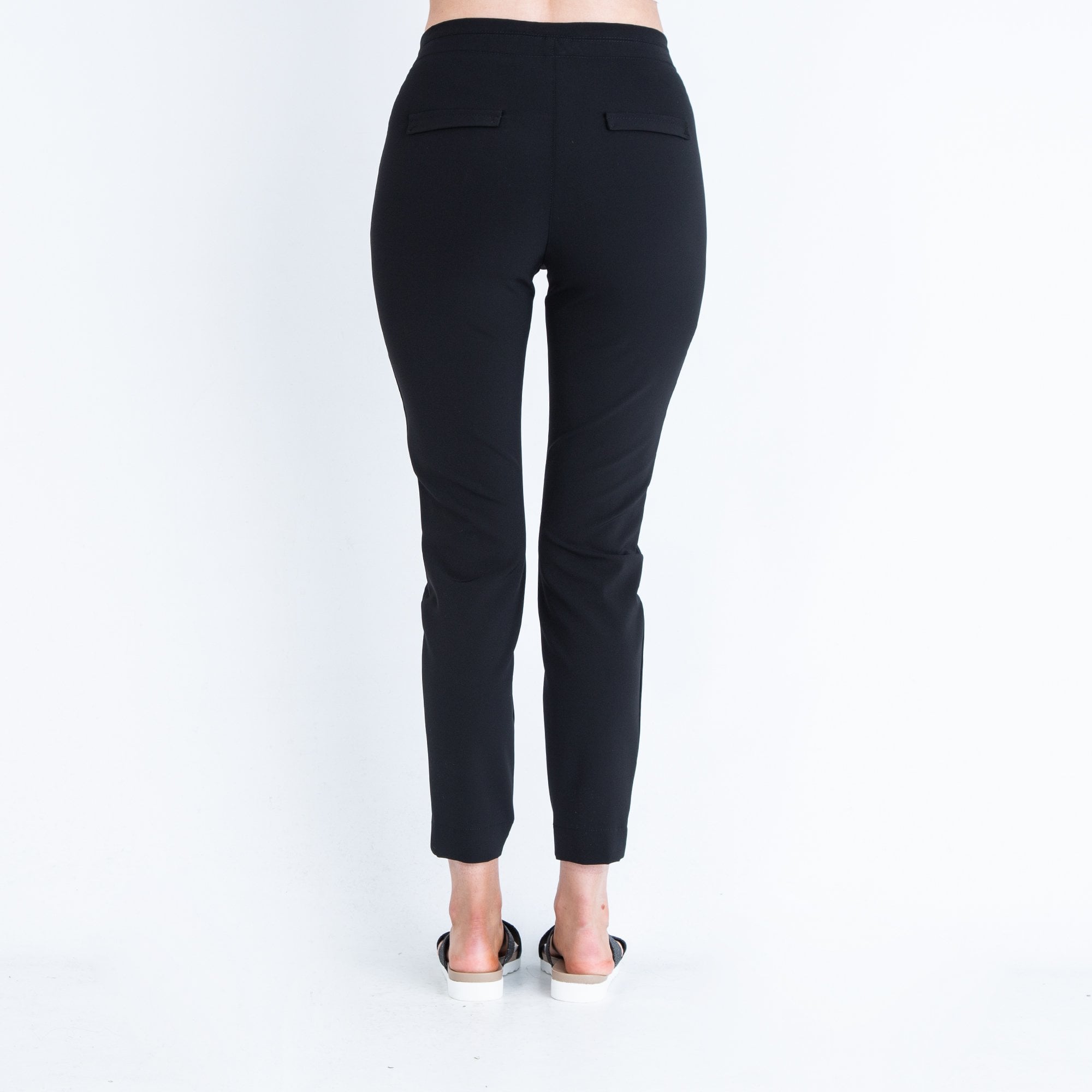 Riani Smart Seamed Trouser With Zip Pockets Black