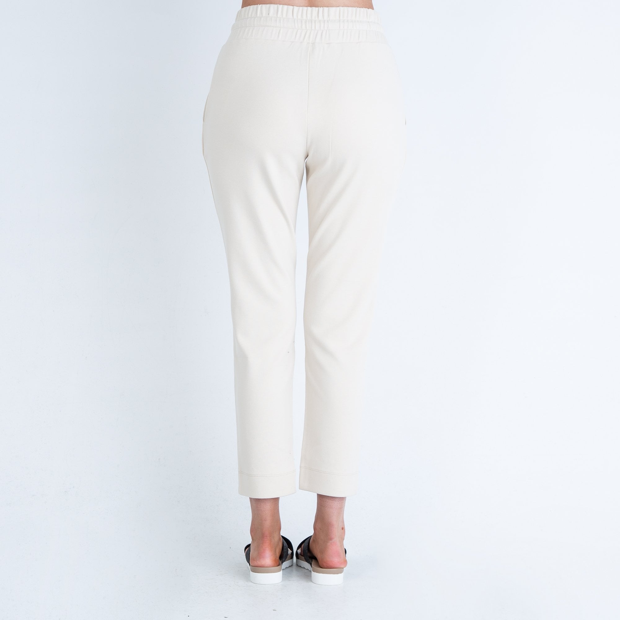 Riani Tie Waist Sweatpant Vanilla