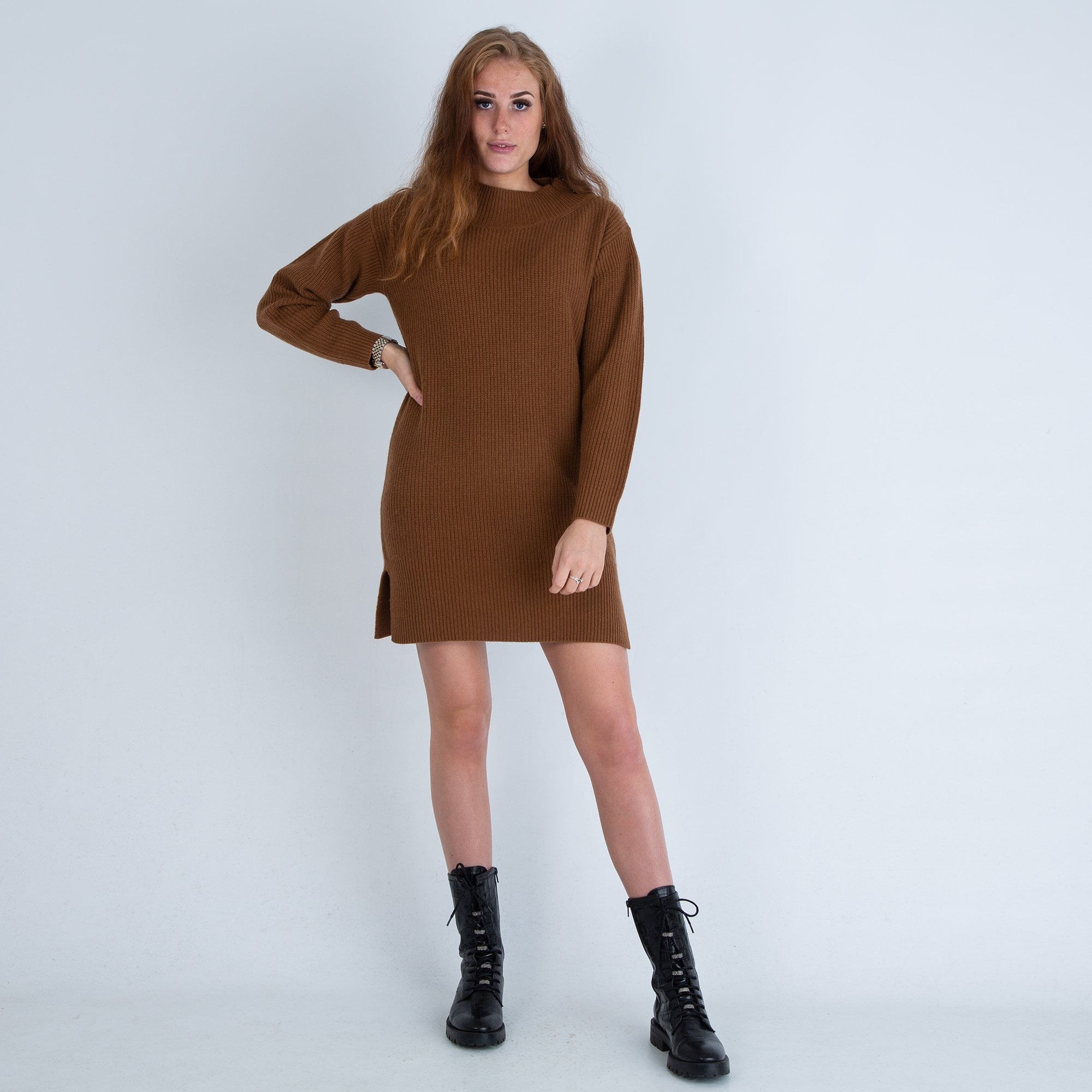 Marc Cain Ribbed Knitted Jumper Dress Ginger – SisterOnlinestore
