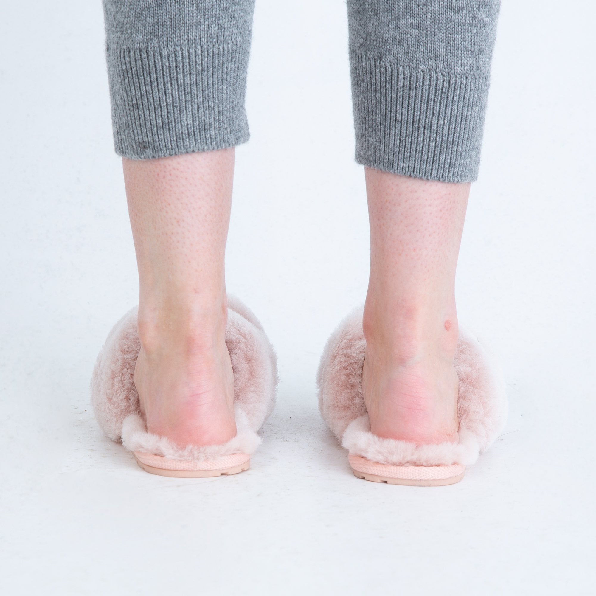 Emu Australia Mayberry Crossover Fluffy Slipper Musk Pink