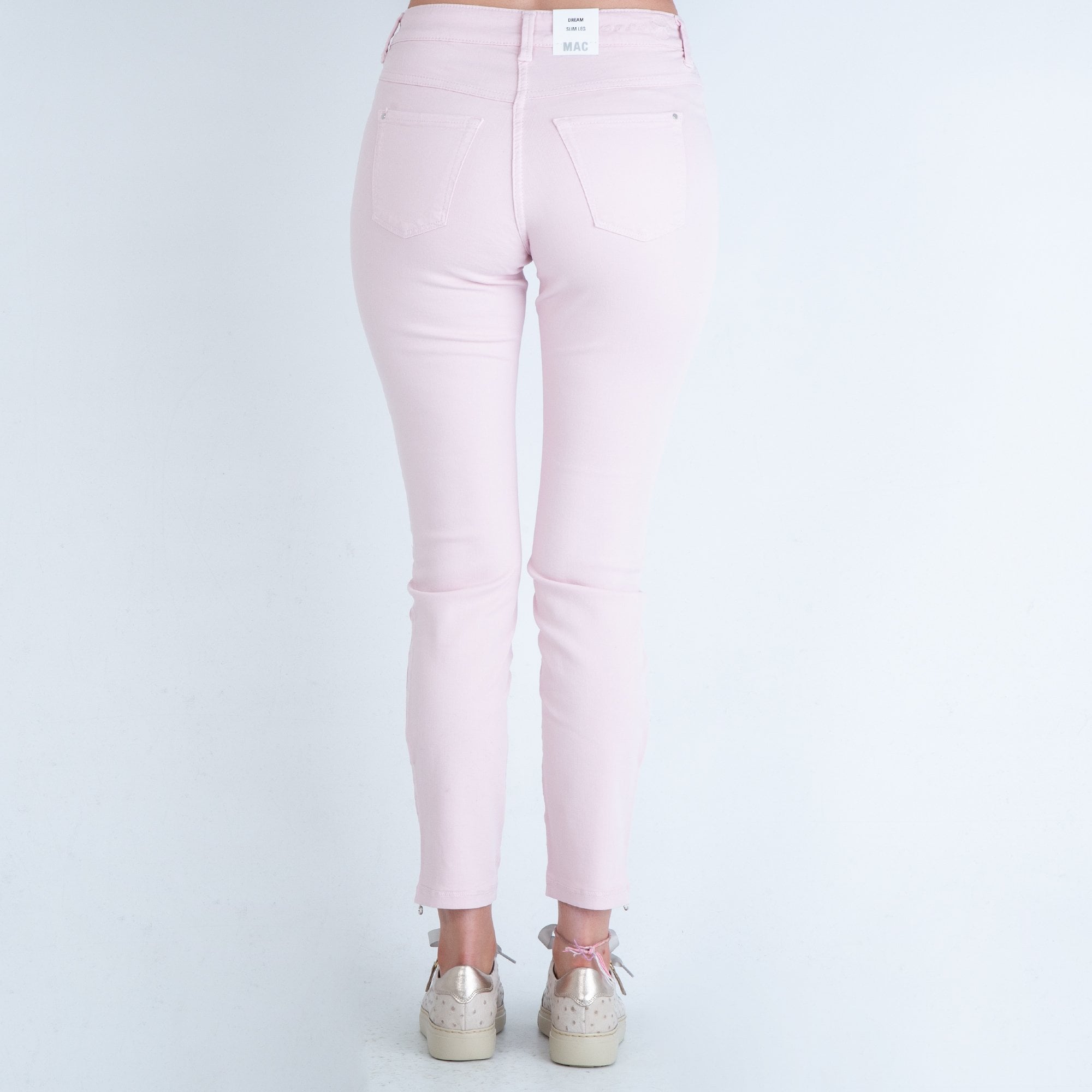 Mac Dream Cropped Jean With Zip Light Pink 704r 29L