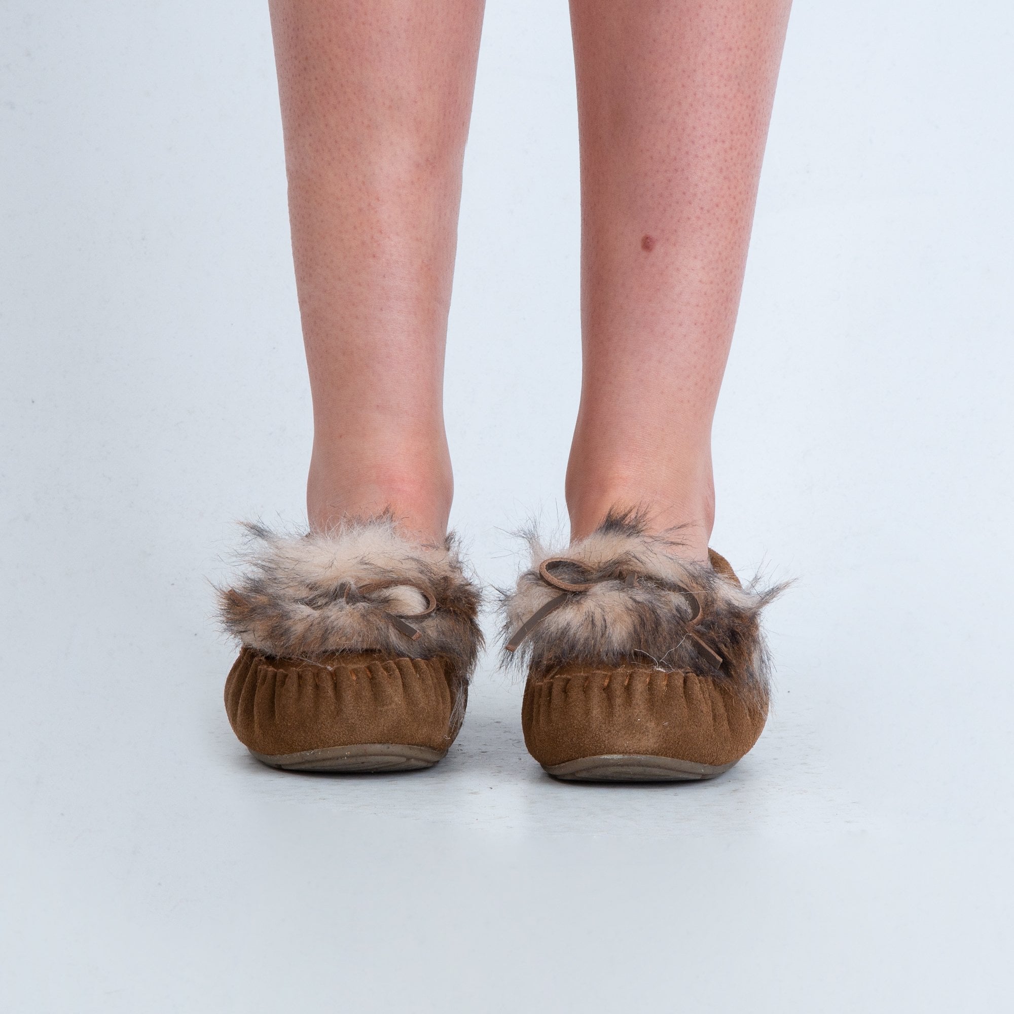 Emu Australia Sheepskin Lined Moccasin Slipper Chestnut