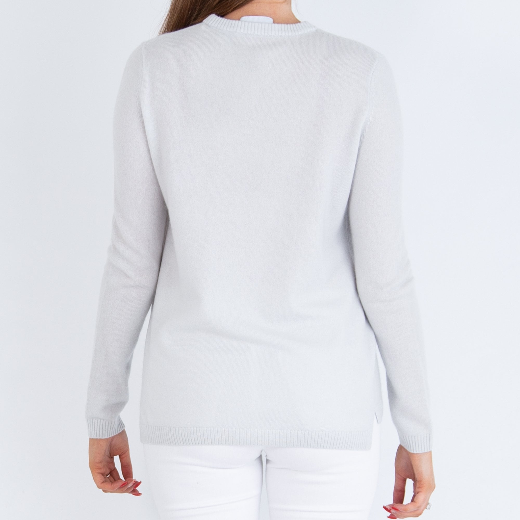 Herzens Angelegenheit Round Neck Sandal Print Jumper Blue/pink