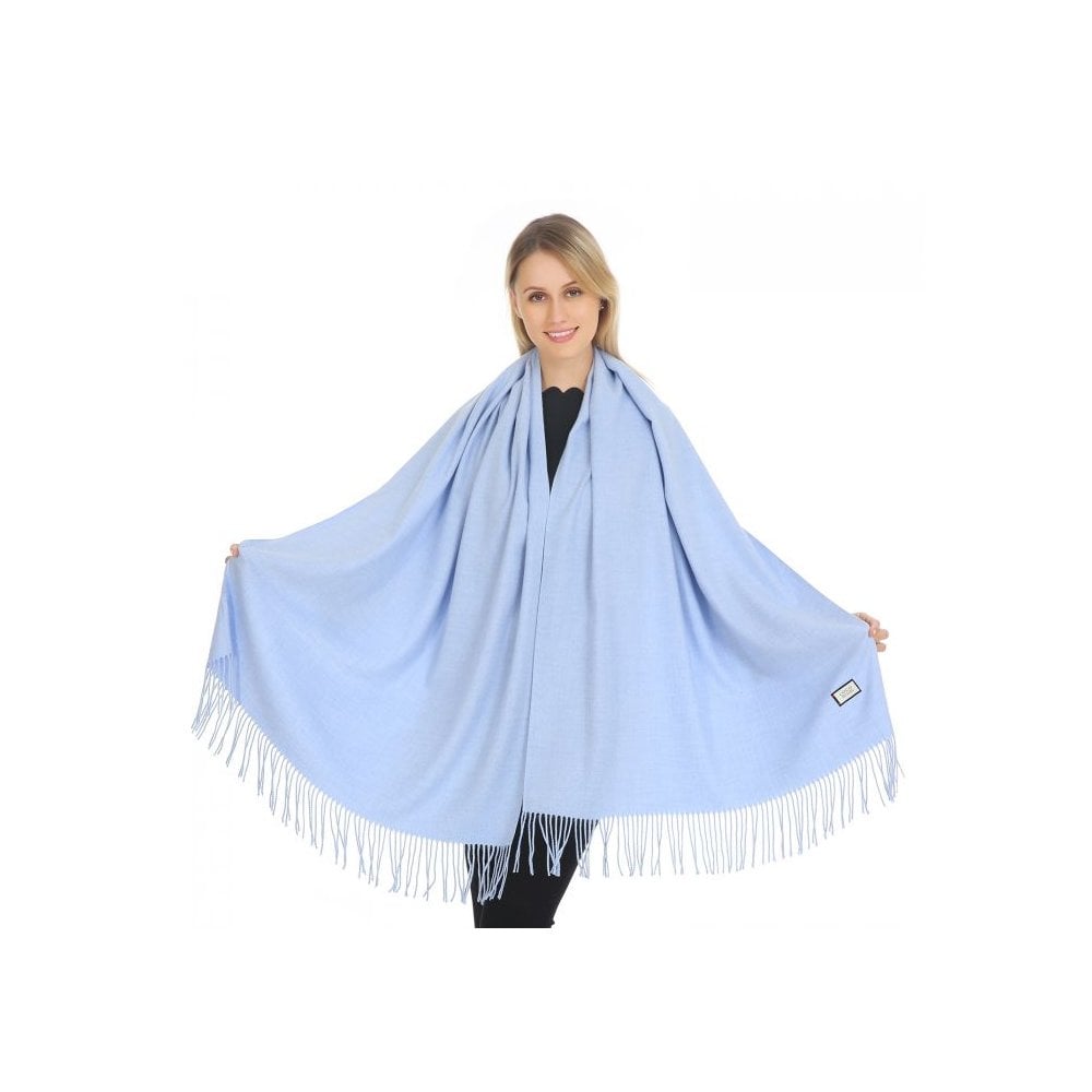 Sister PAC Plain Pashmina Baby Blue