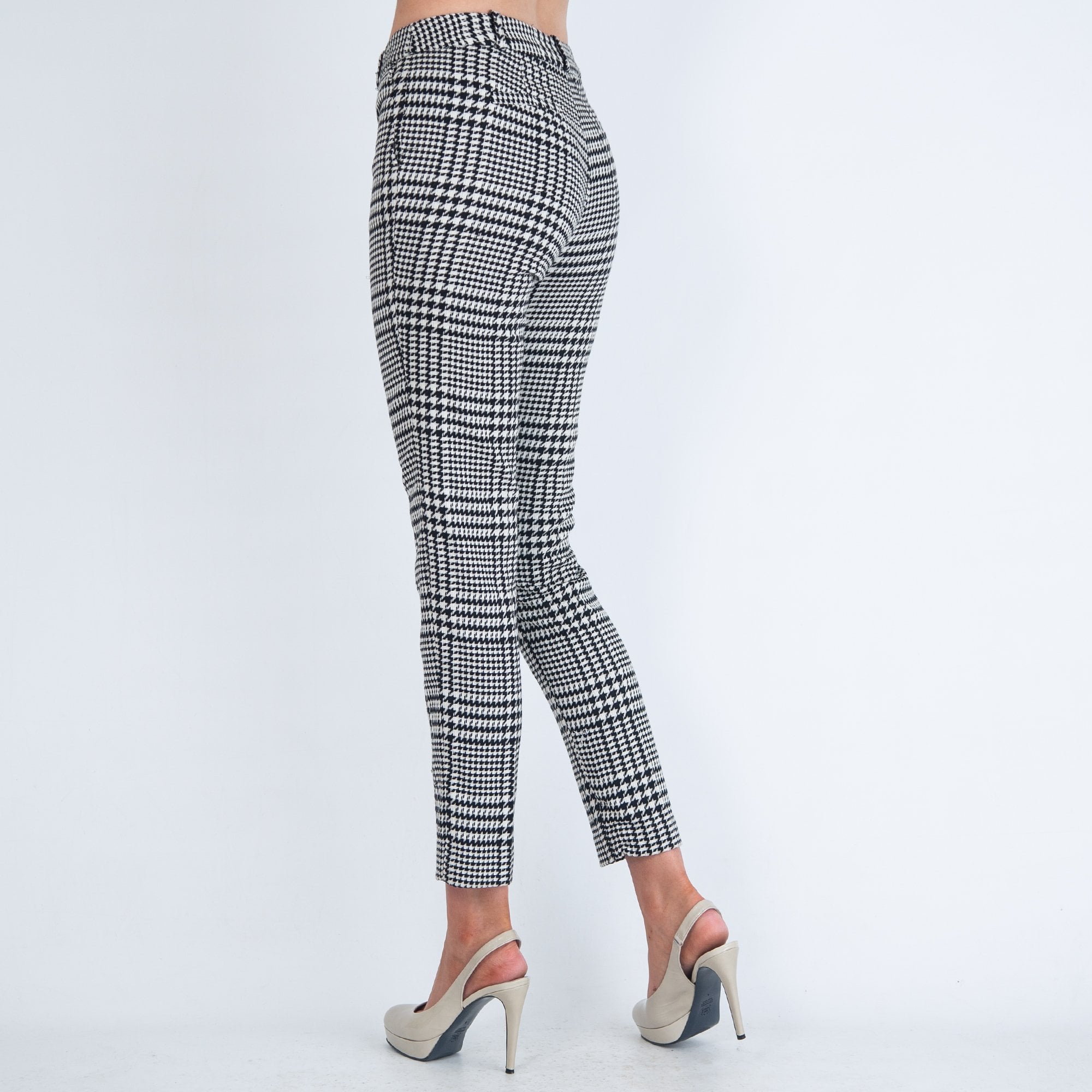 Michael Kors Houndstooth Trouser Black/White
