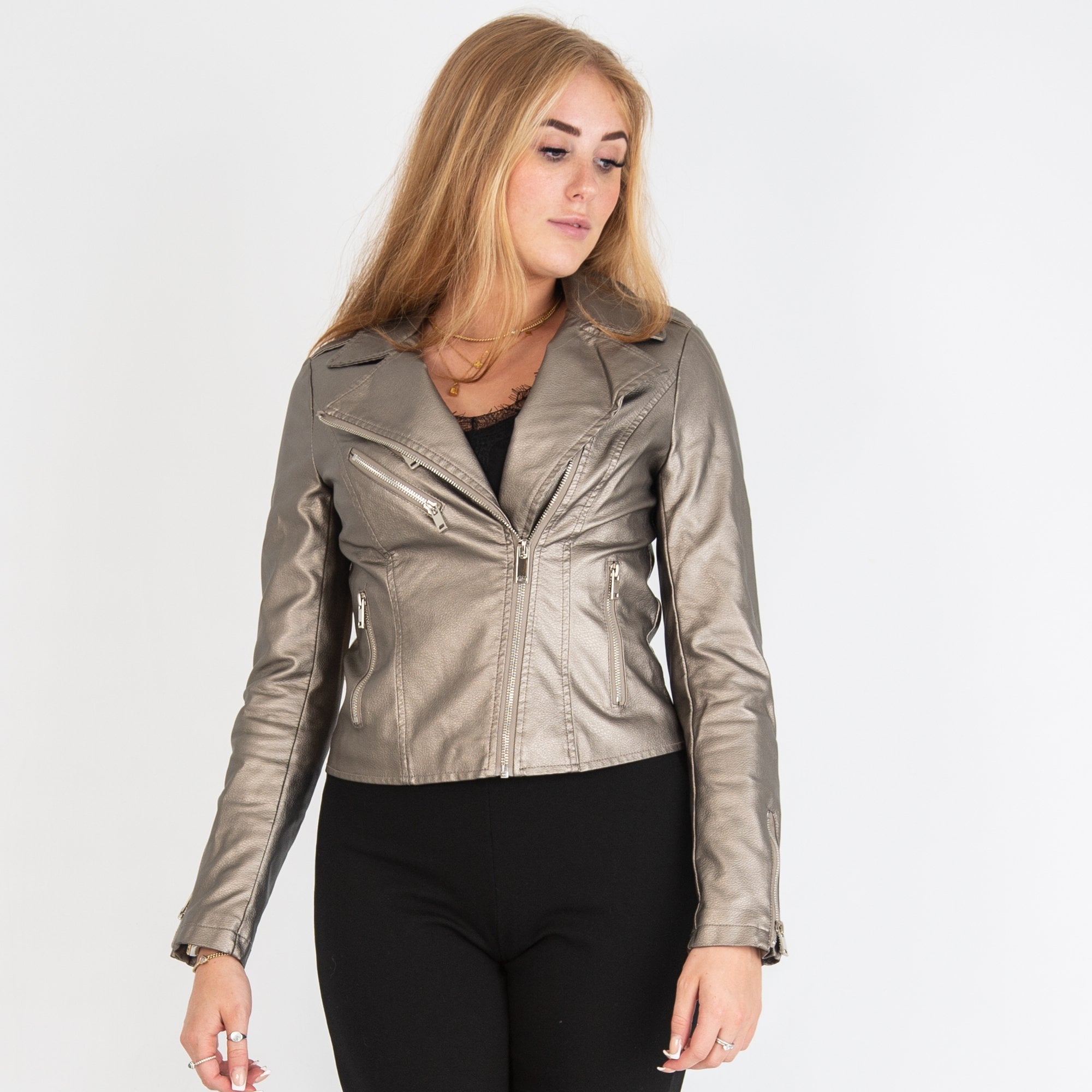 Rino & Pelle Benti Metallic Jacket Bronze