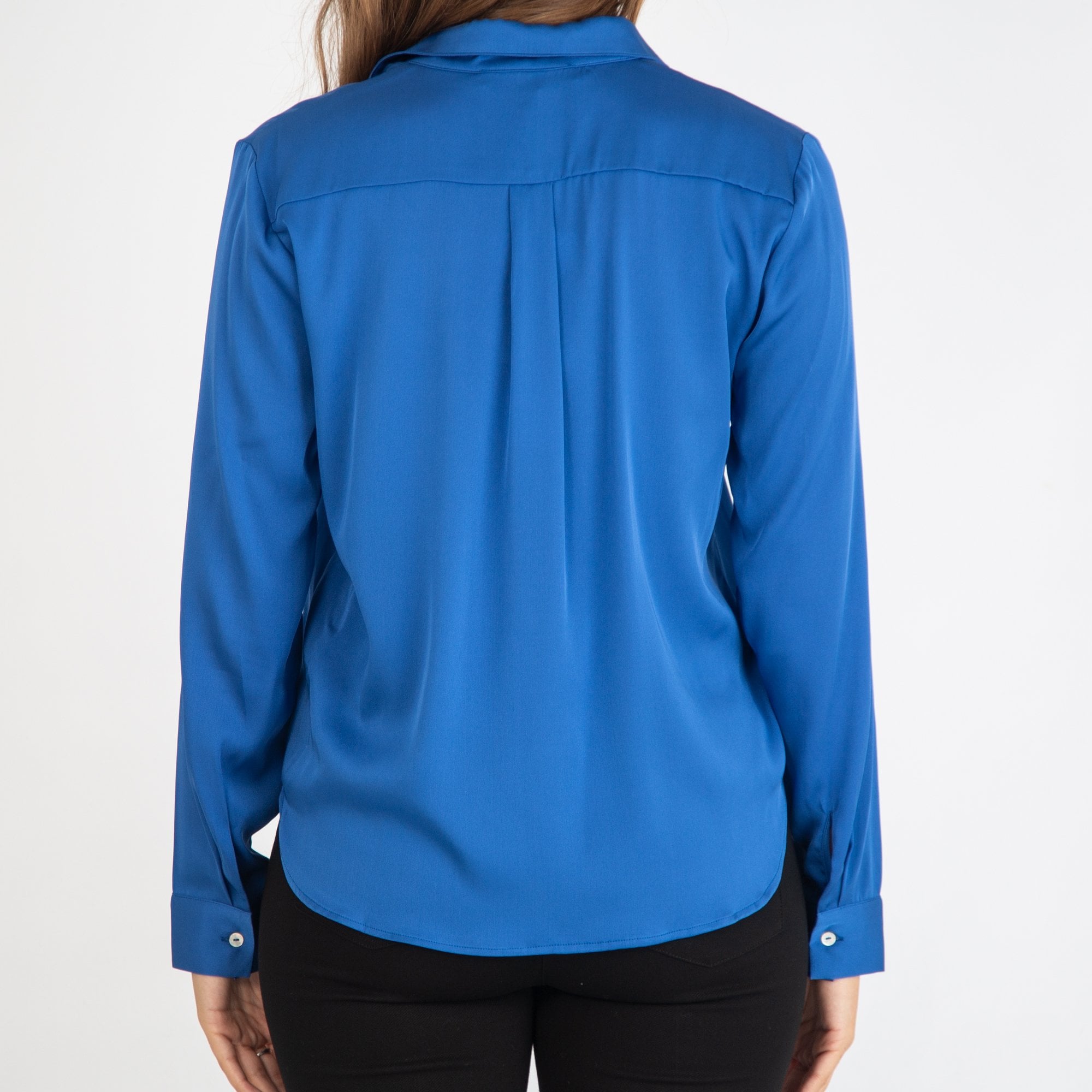 Silk95 Monte Carlo Plain Shirt Blue