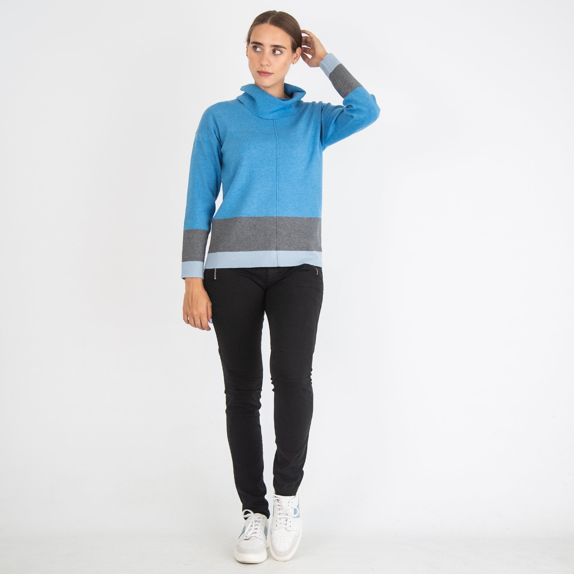 Pinko Low Rise Stitched Skinny Jeans Black