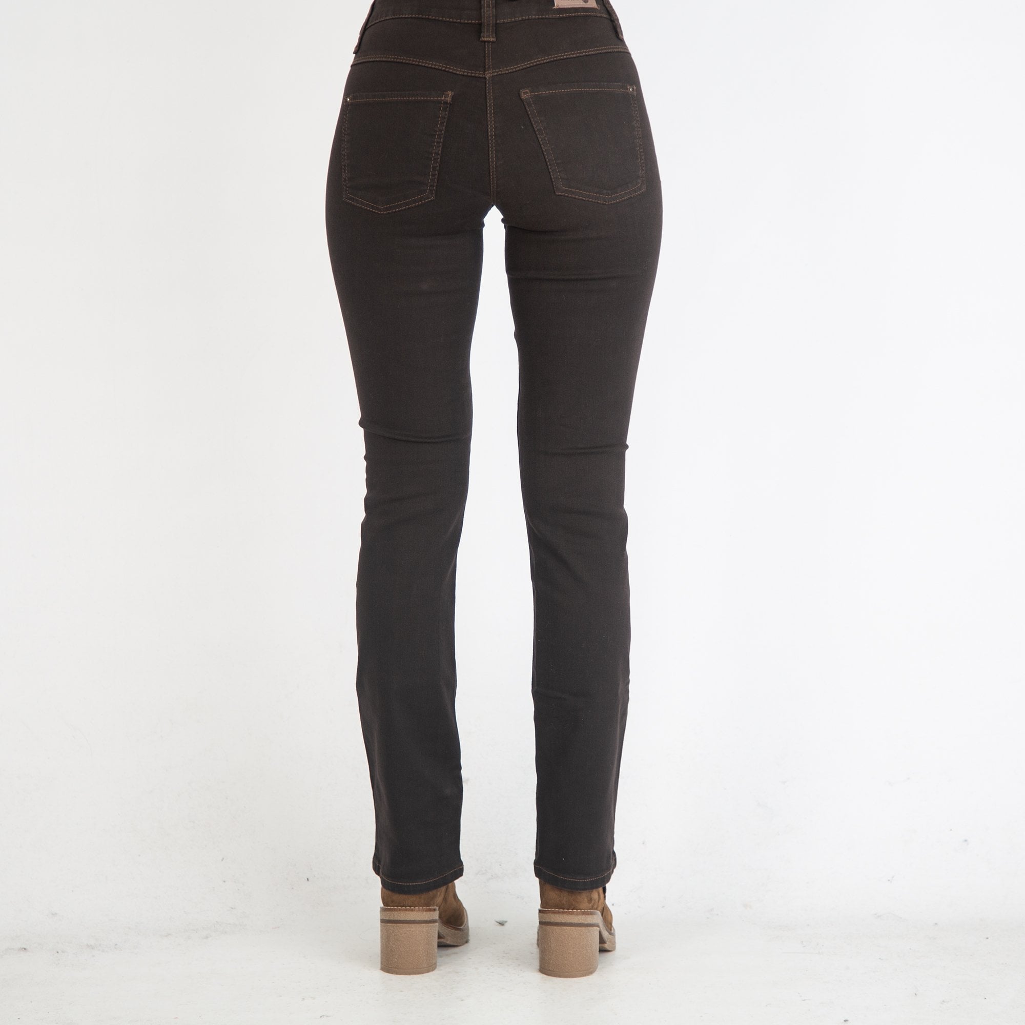 Mac Dream Straight Leg Jean Chocolate Wash D790 32L