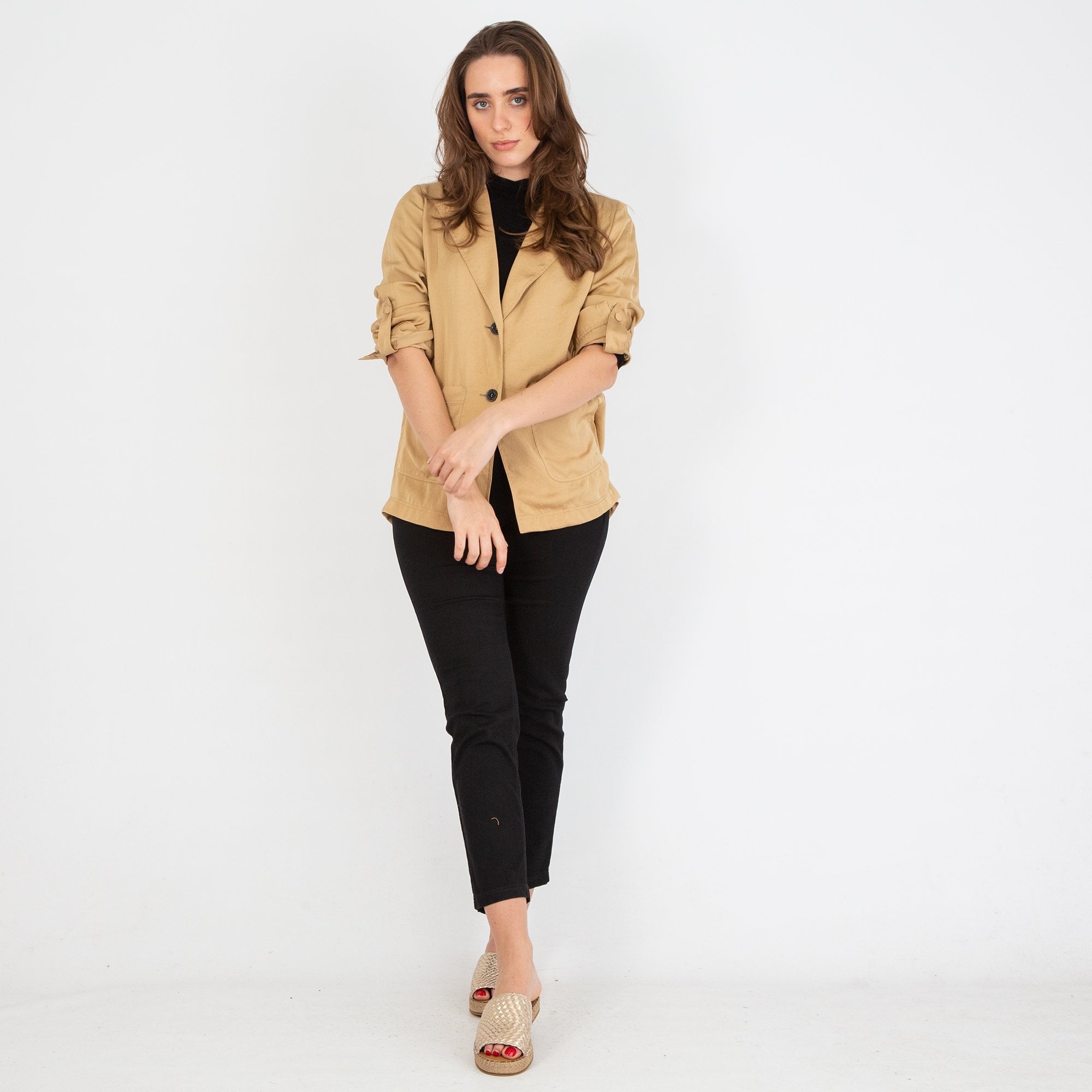 Robell Rose 09 Pull On Stretch Skinny Cotton Jeans Black 90