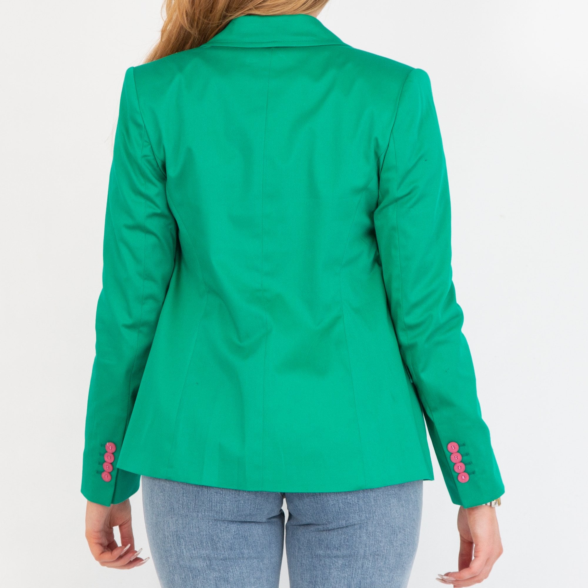 Bariloche Tulsa Glazed Cotton 2 Button Jacket Dark Green