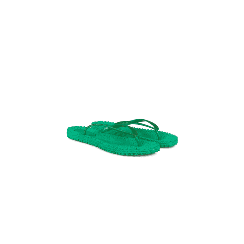 Ilse Jacobsen Cheerful01 Glitter Flip Flops Shamrock Green 493