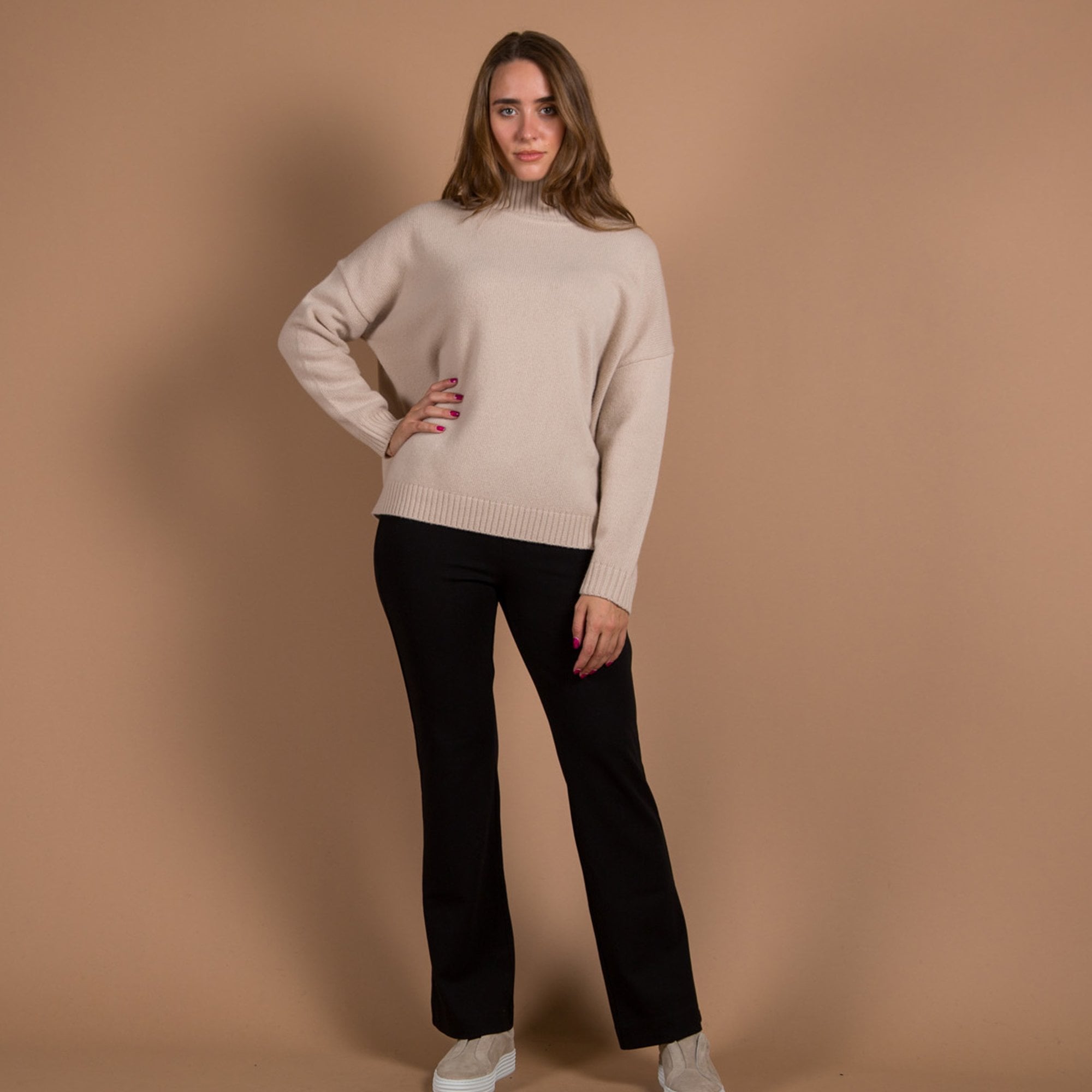 Mac Jersey Fit And Flare Pull On Trouser Black 090 30L