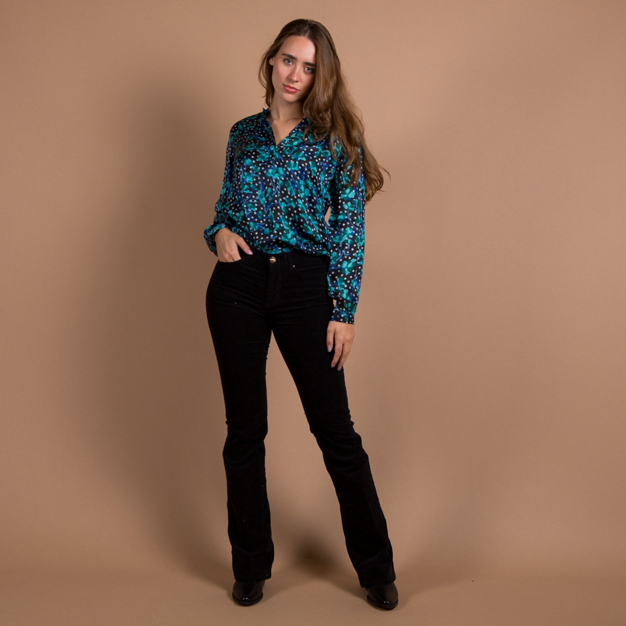 Mac Baby Cord Boot Cut Jean Black 090r 32L