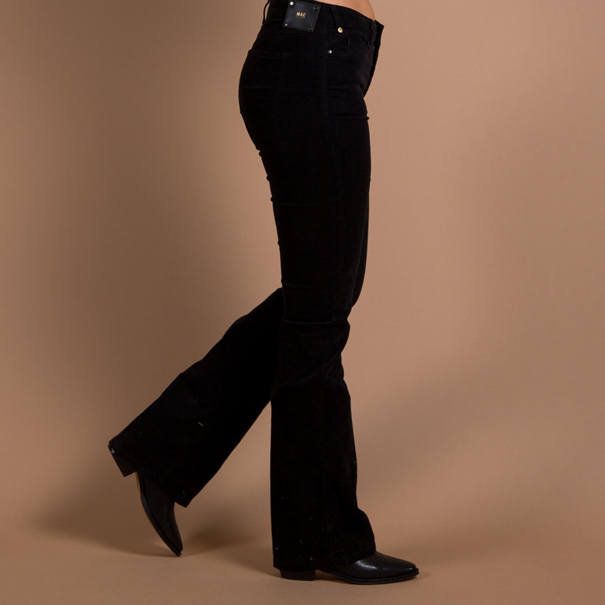Mac Baby Cord Boot Cut Jean Black 090r 30L