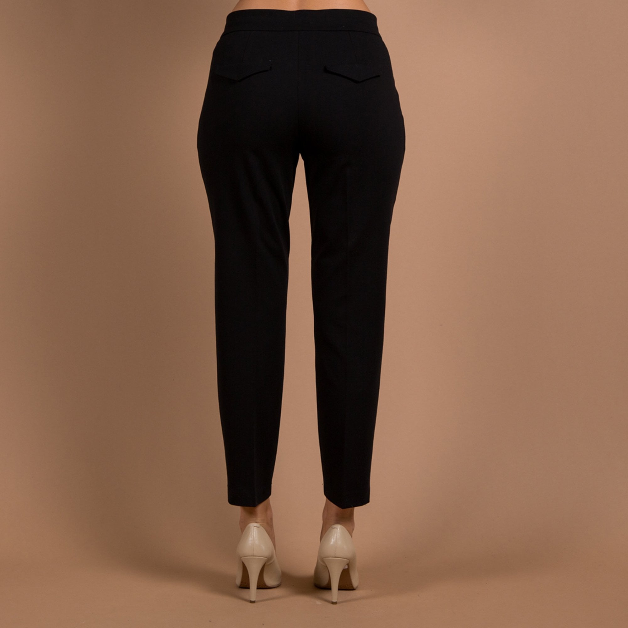 Luisa Cerano Tie Waist Smart Trouser Black