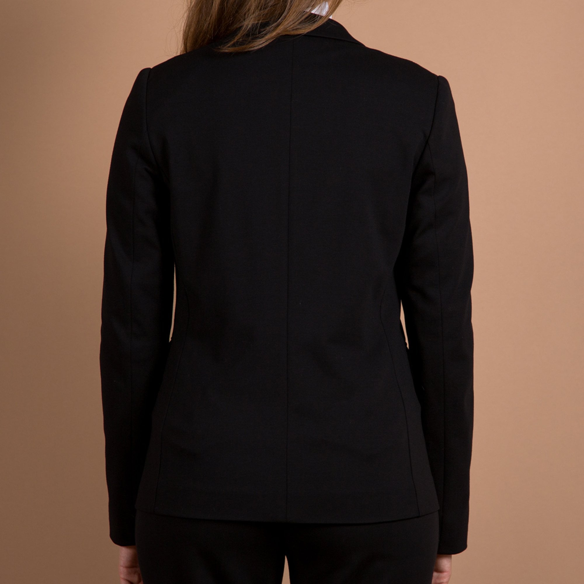 Luisa Cerano Double Breasted Smart Blazer Black