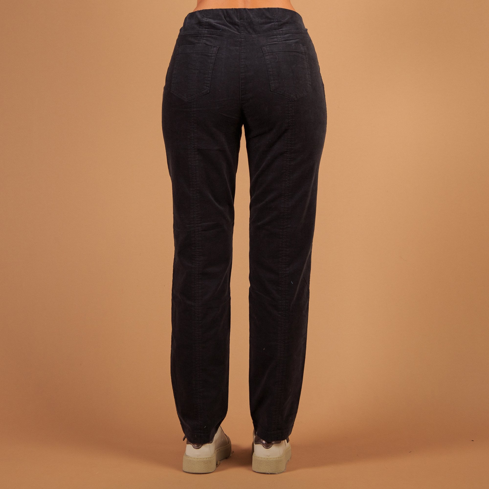 Robell Bella Velvet Trouser 78cm Grey 95