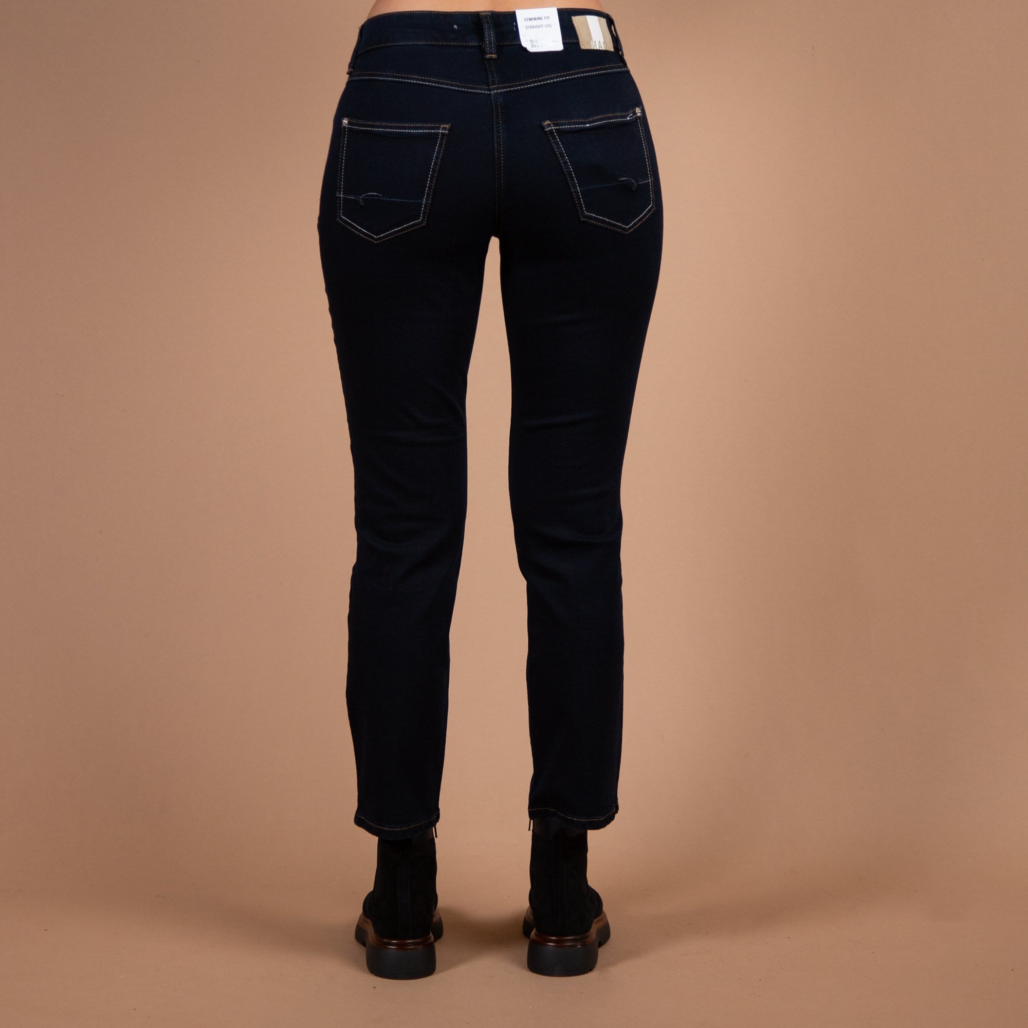 Mac Melanie Feminine Fit Slim Leg Denim Stretch Jean Dark Rinsewash D801 28L