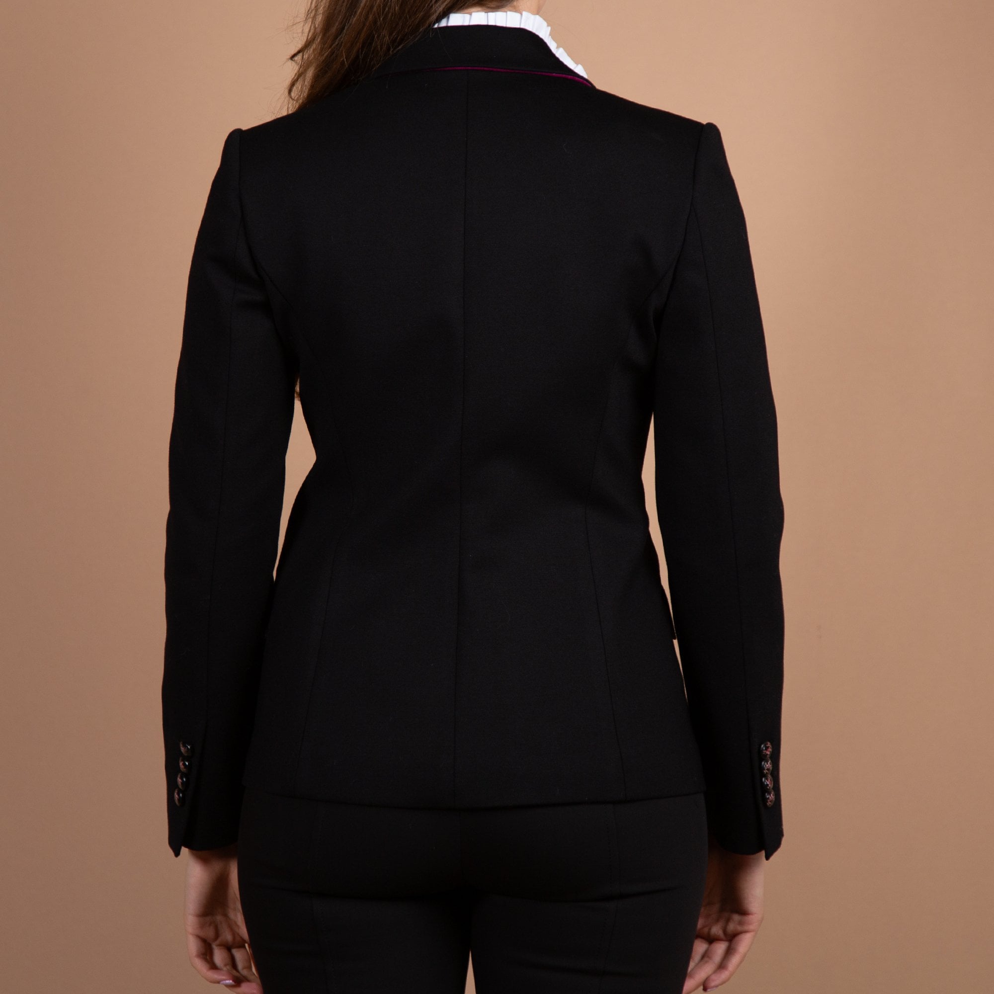 Bariloche Azutan Thick Stretch Jersey Blazer Jacket Black