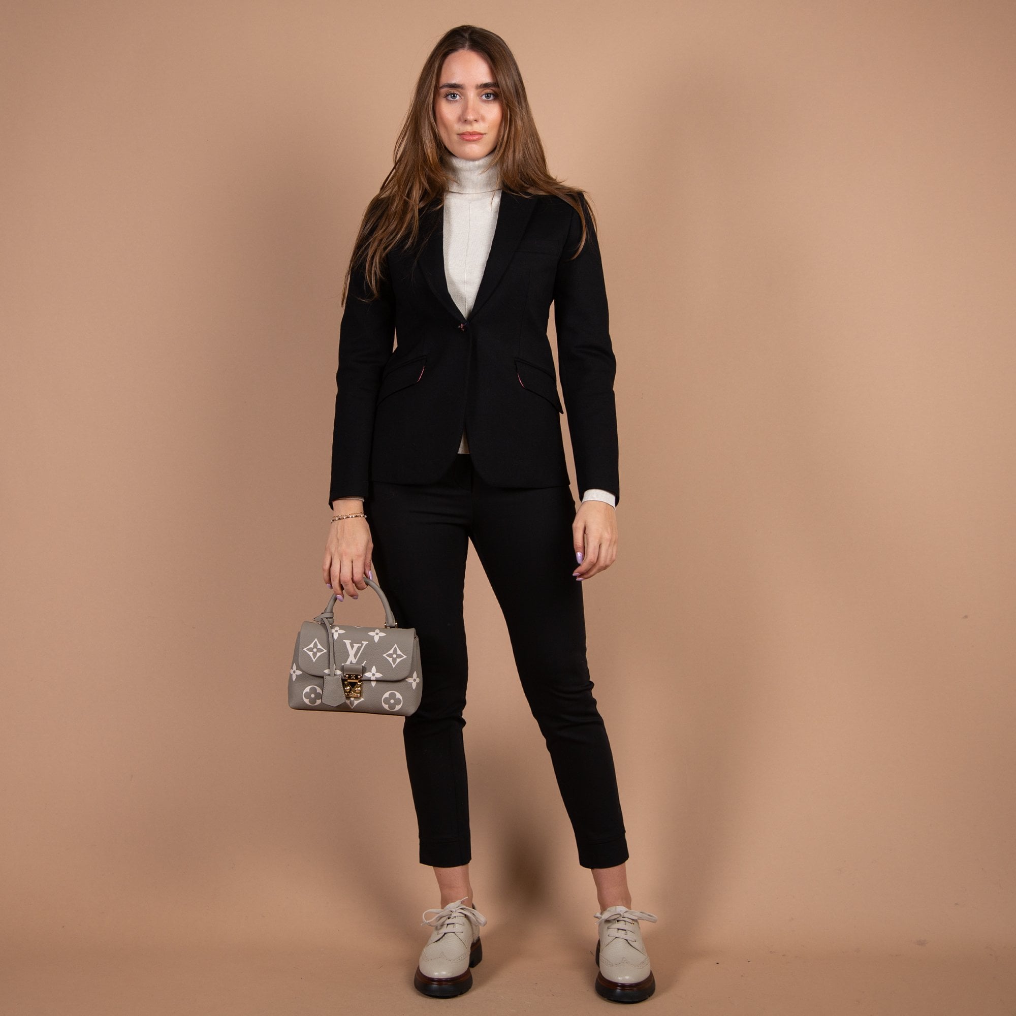 Bariloche Azutan Thick Stretch Jersey Blazer Jacket Black