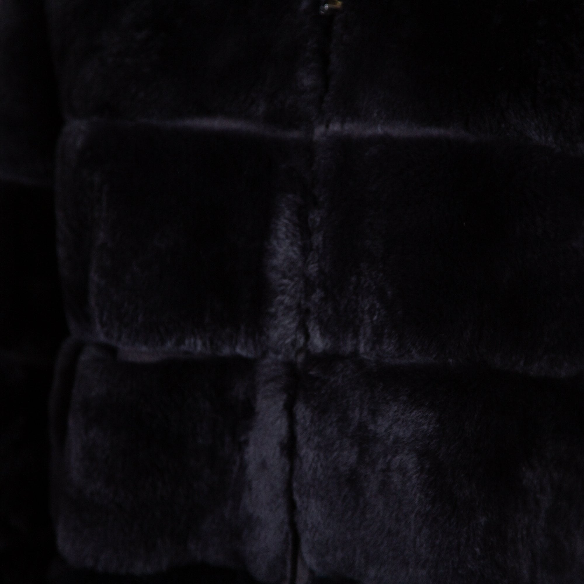 Levinsky Alba Wide Panel Fur Midi Coat Dellon Blue