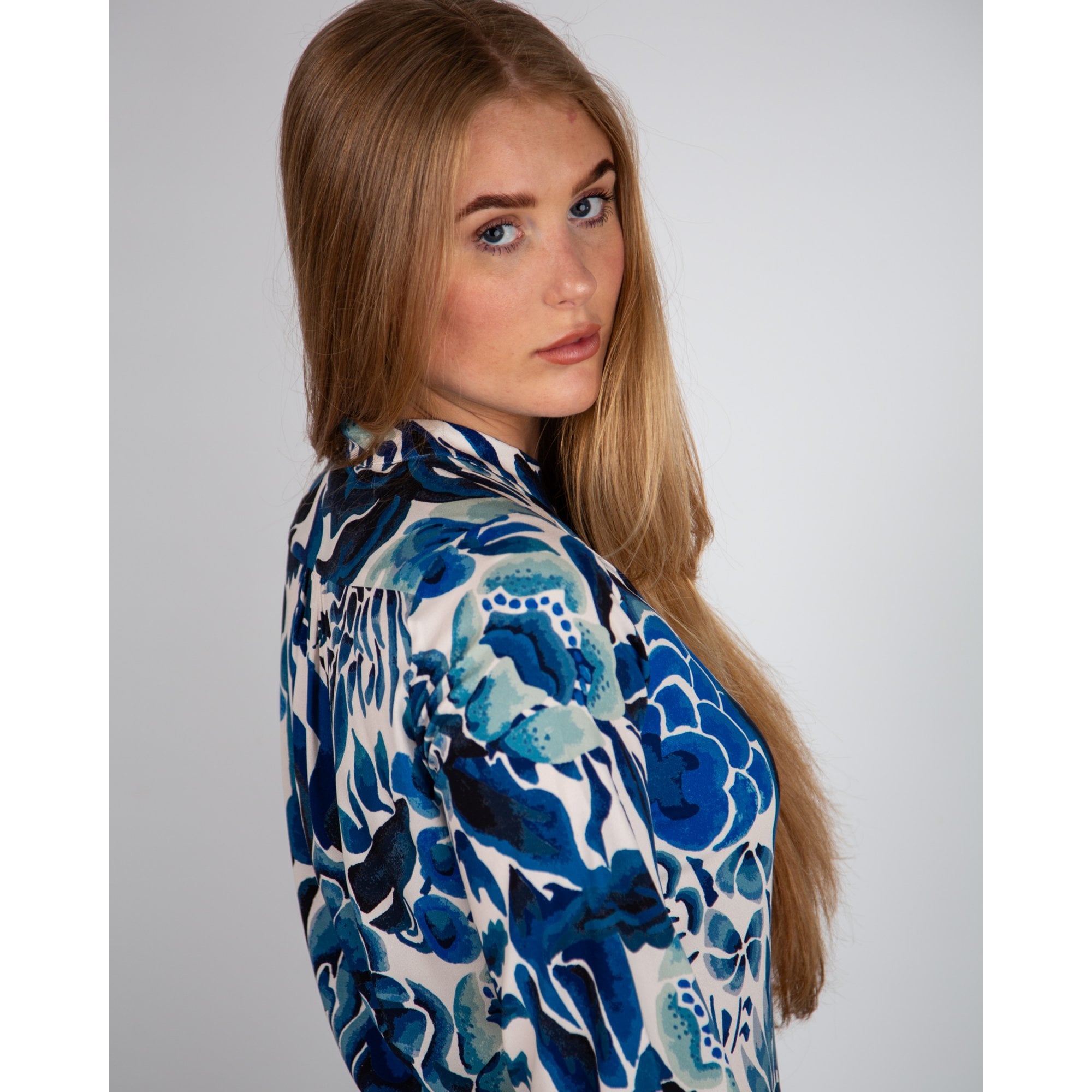 Dea Kudibal Marladea EV Inked Floral Print Crepe Maxi Dress Magana Optical