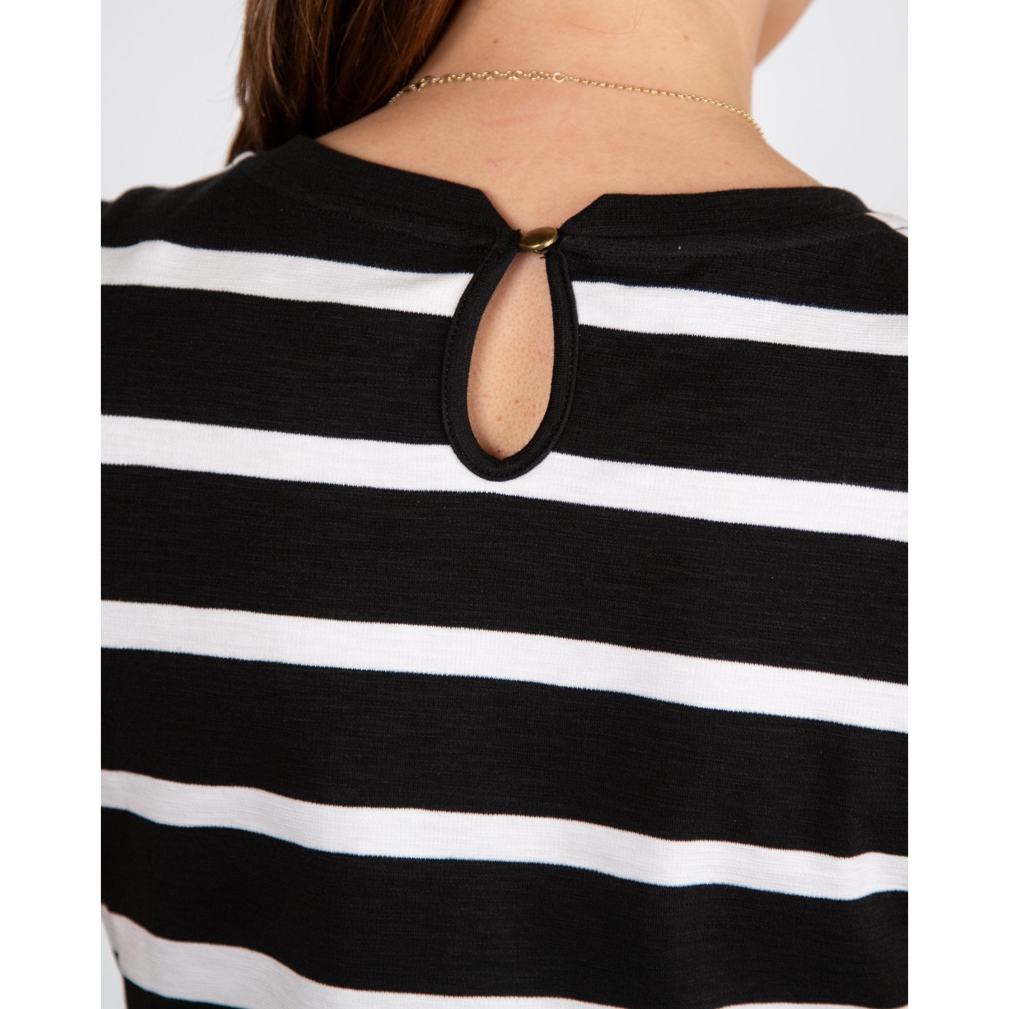 Hatley Sarah Sleeveless Stripe A Line Dress Caviar Stripes