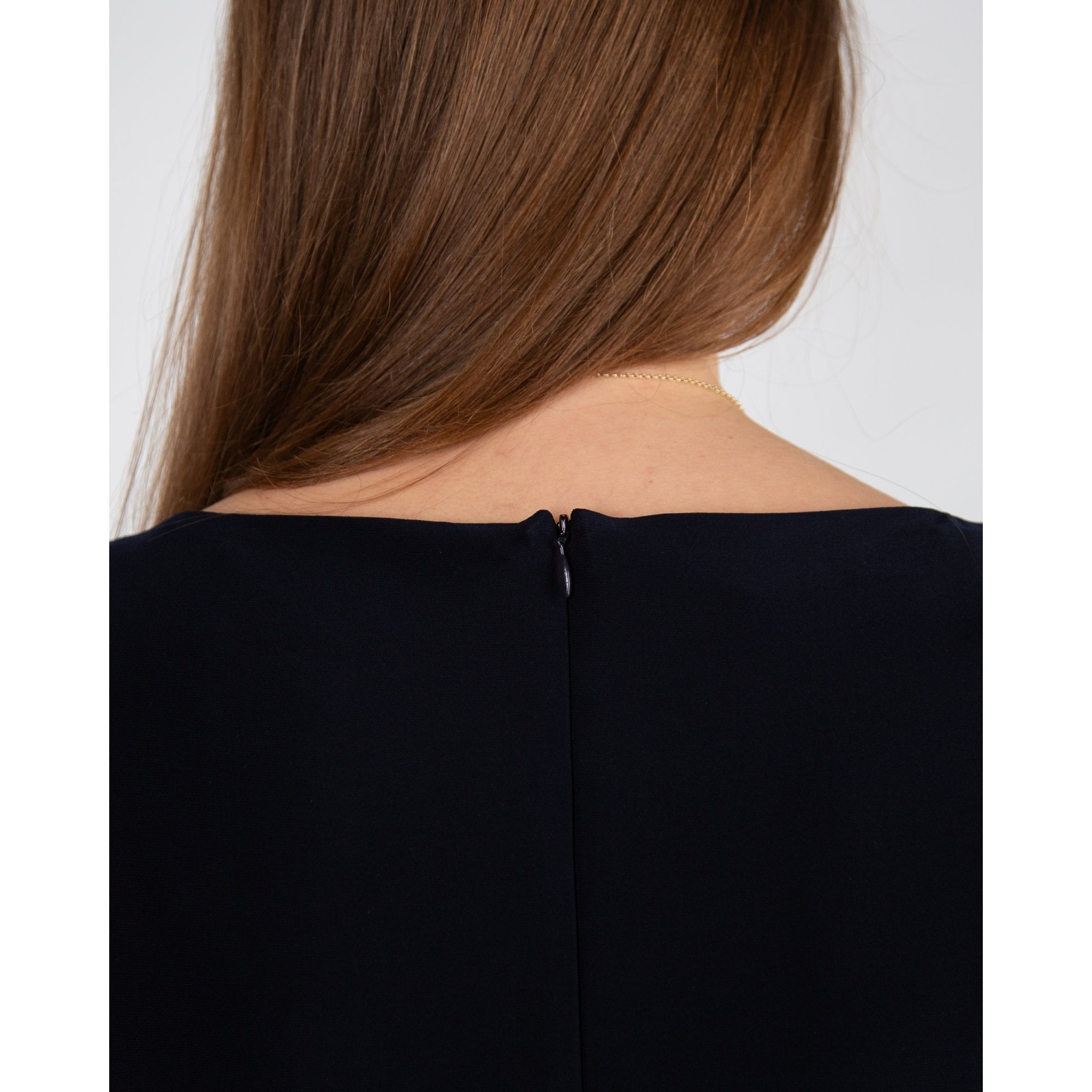 Joseph Ribkoff Short Sleeve Crossover Front Cropped Jersey Jumpsuit Navy