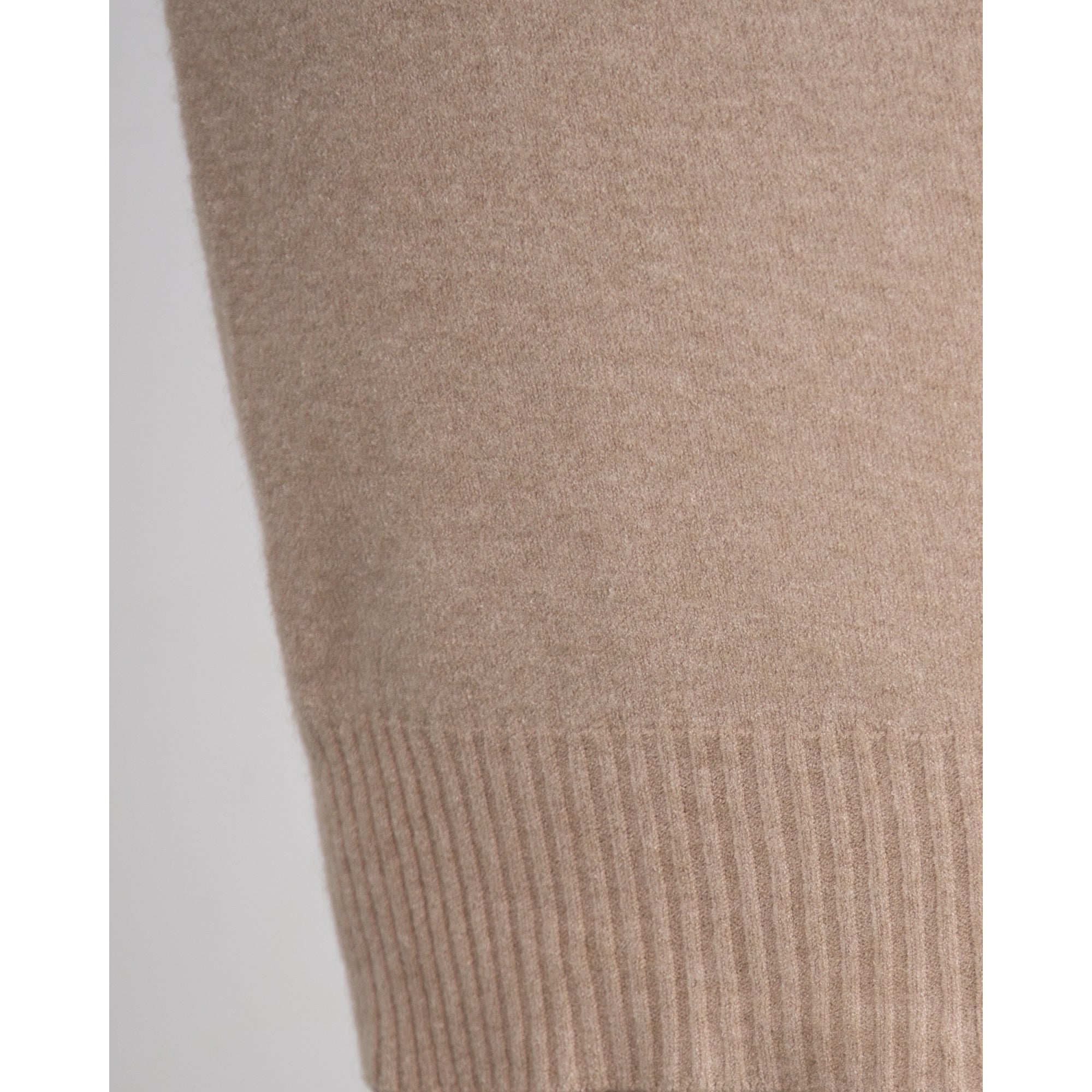 Amazing Woman Paige E Long Polo Neck Jumper Dress Beige 082