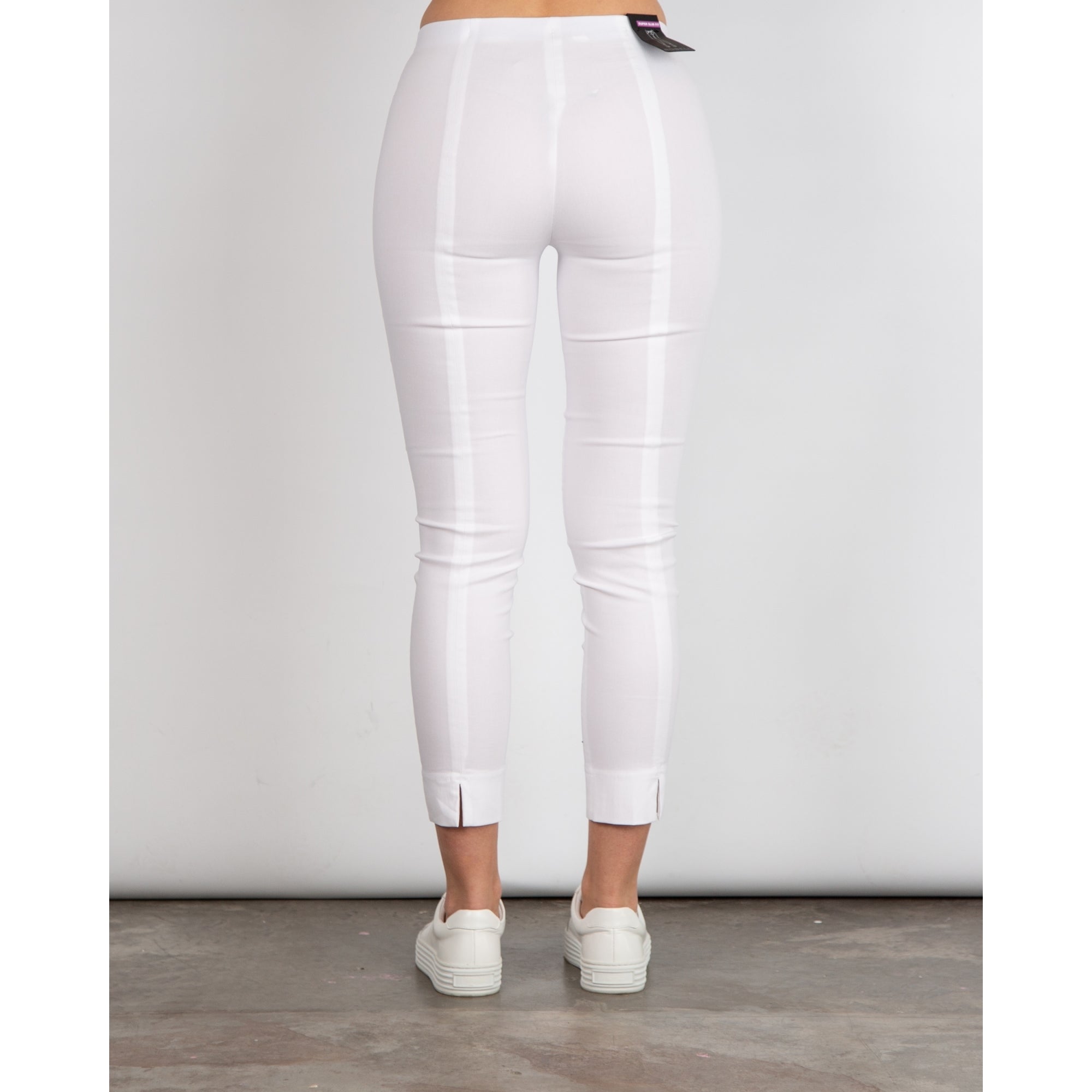 Robell Rose 09 Super Slim Fit Trouser White