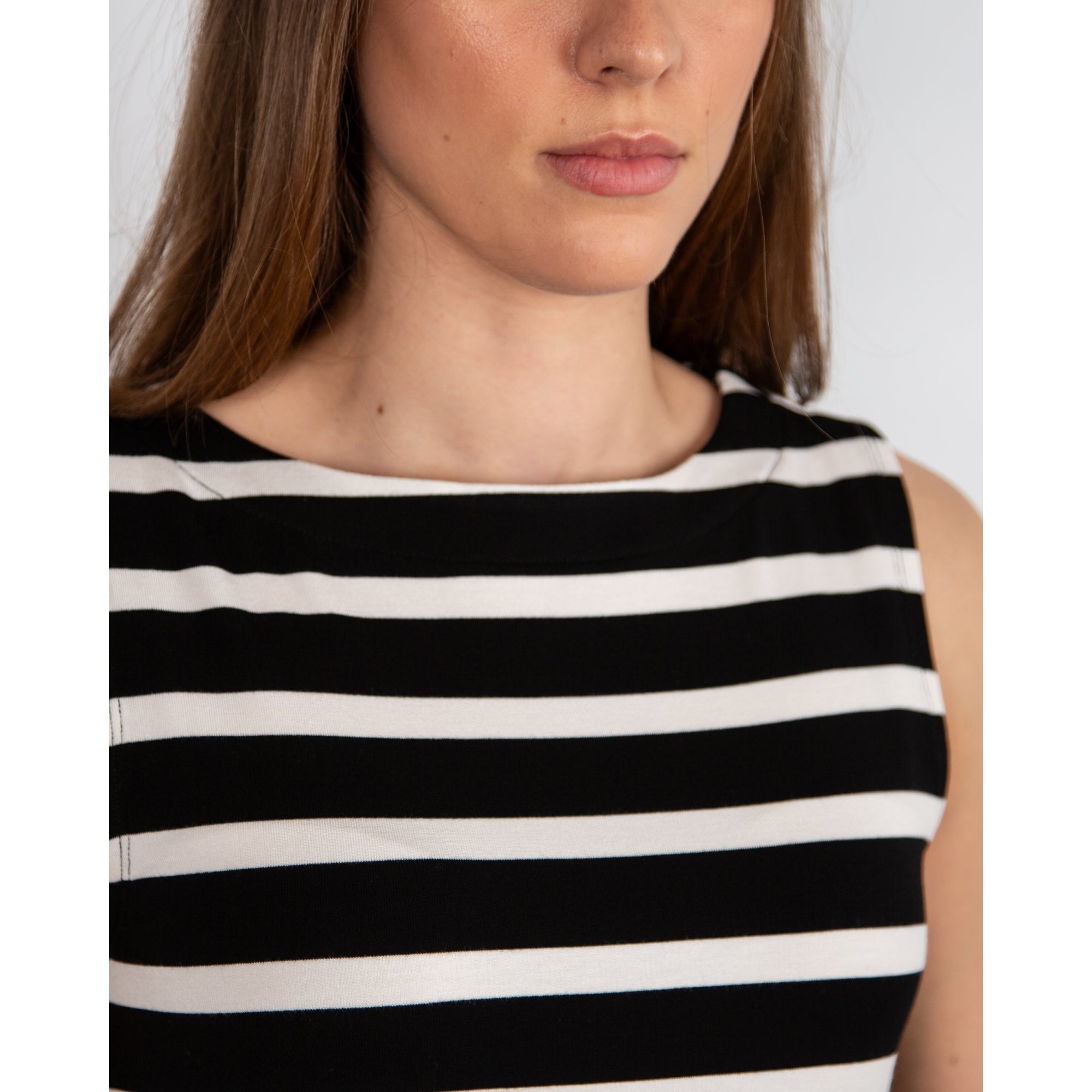 Hatley Everyday Sleeveless Stripe Tank Top Caviar Stripes