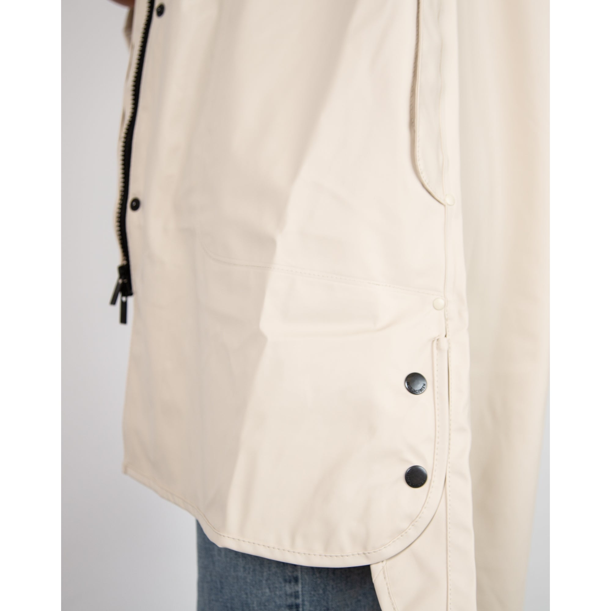 Ilse Jacobsen Rain71 Rain Coat With Belted Detachable Hood Cream 121