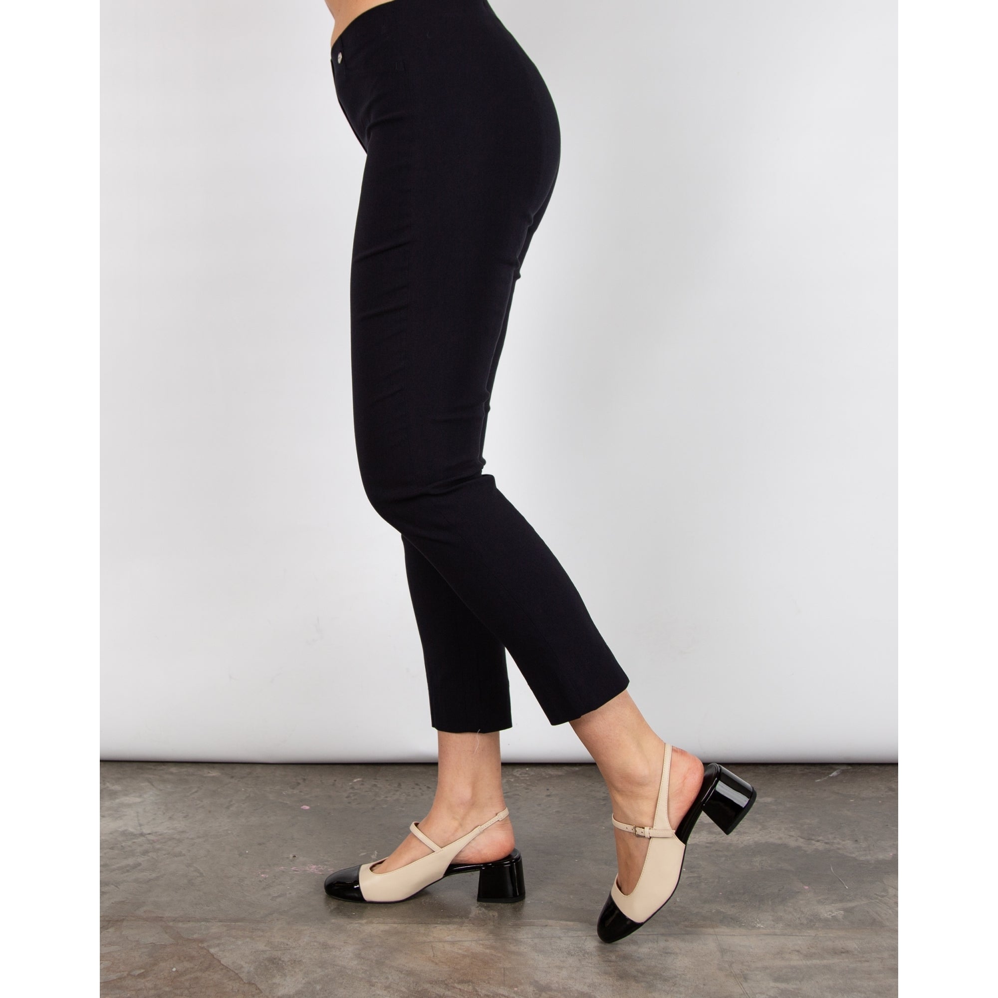 Robell Rose 09 68Cm Leg 7/8Th Pant Narrow Fit Navy