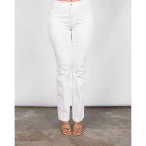 Mac Stretch Denim Fit And Flare Bootcut Jean White Denim D010 32L