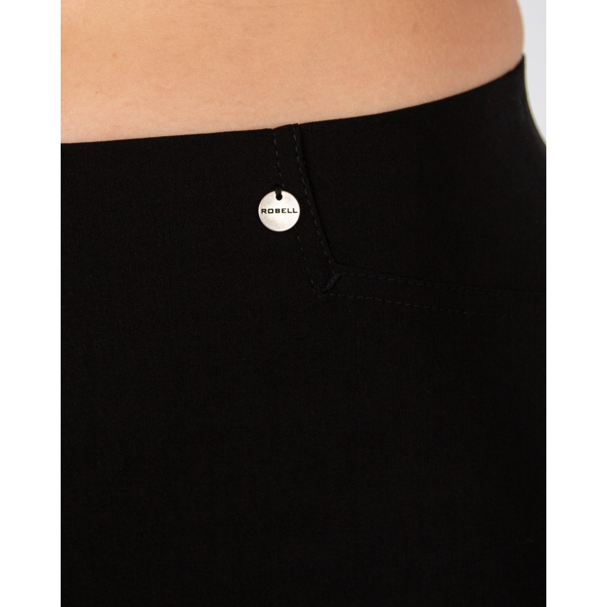 Robell Rose 09 68Cm Leg 7/8Th Pant Narrow Fit Black