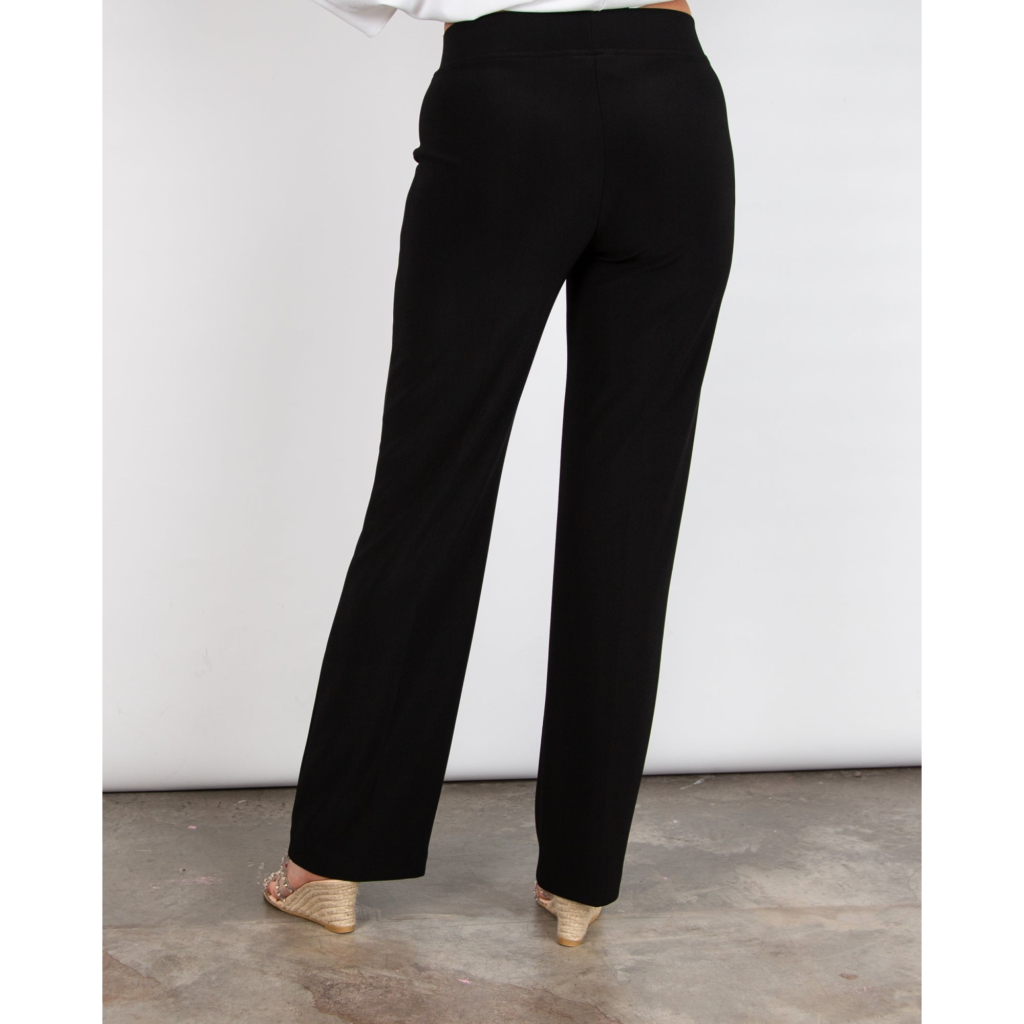 Joseph Ribkoff Classic Wide Leg Stretch Trouser Black