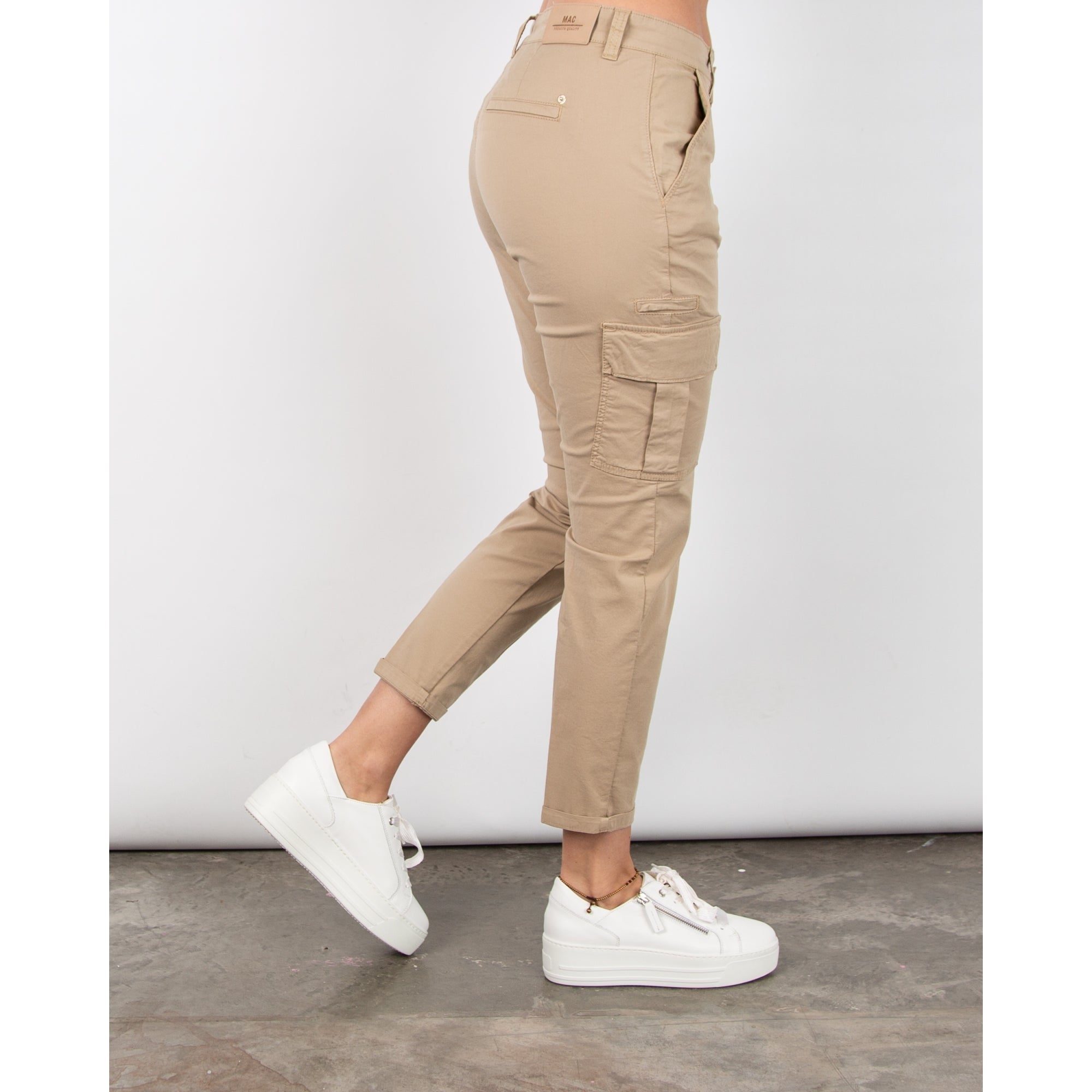 Mac Soft Feel Rich Cargos With Pockets Golden Terra 257r OL