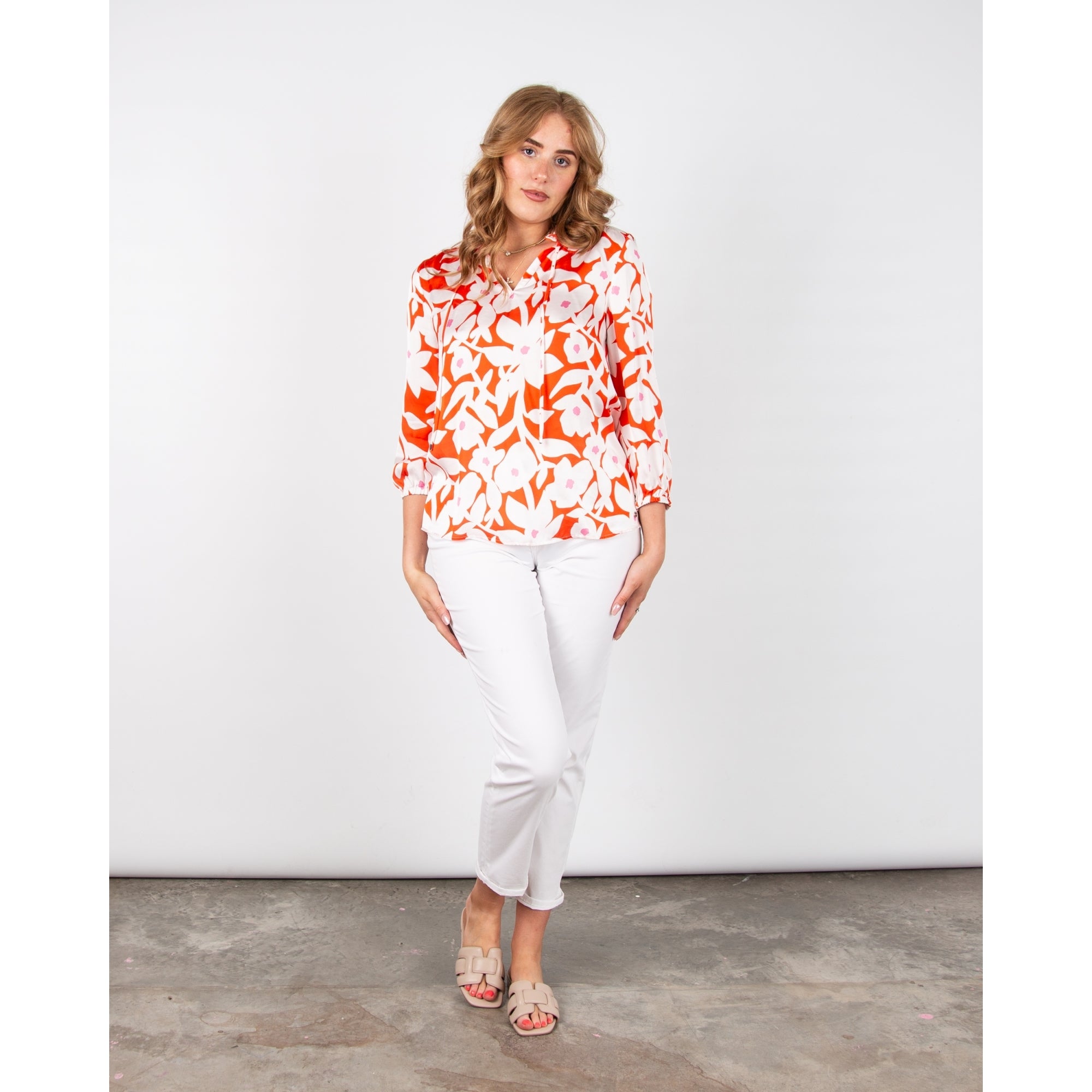 Marc Cain Raipur Slim Fit Cotton Stretch Jean White